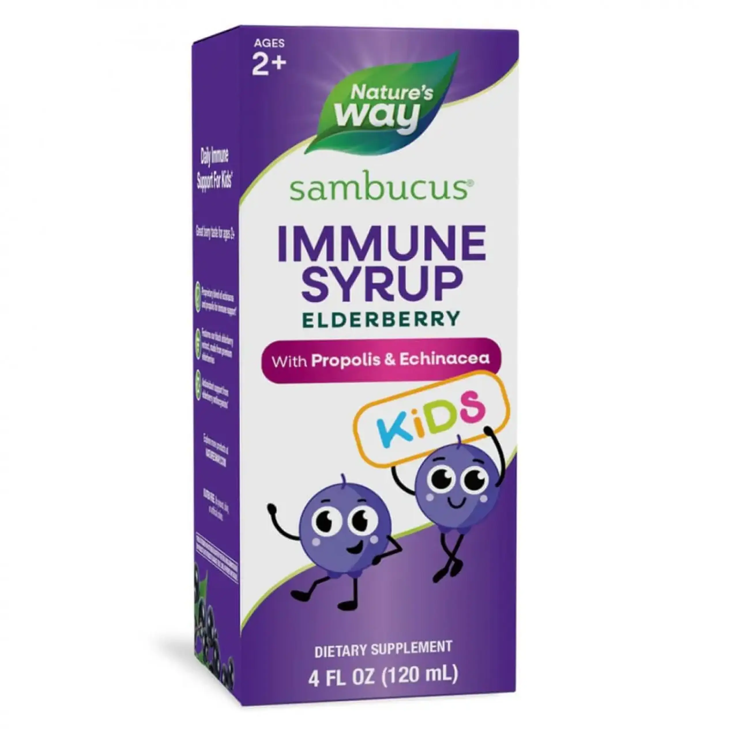 Sirop imunitar Nature's Way, Sambucus Immune Syrup For Kids, 120ml