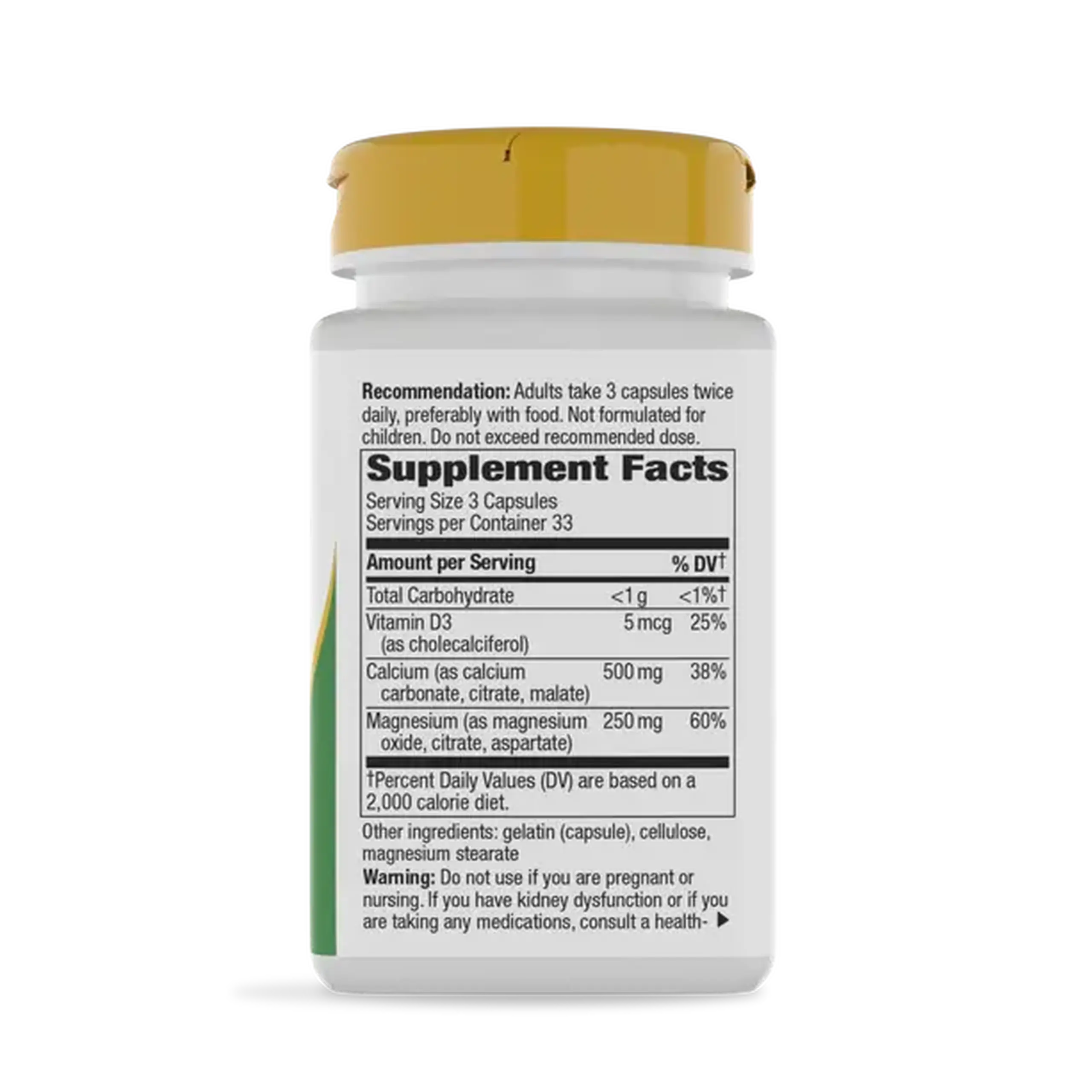 Nature's Way, Calcium-Magnesium-Vitamin D 100 caps