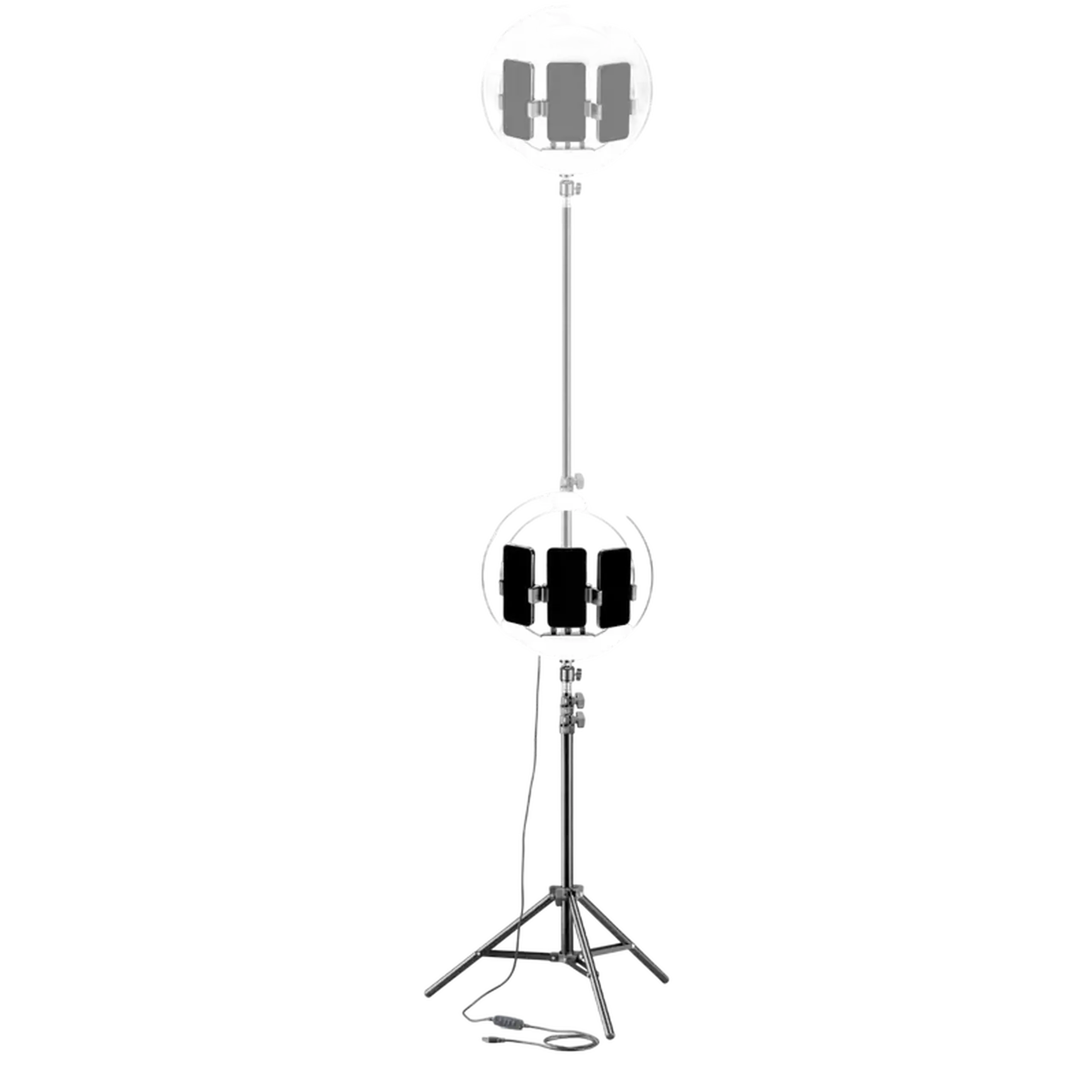 Selfie Stick Cellularline Trio Universal, Negru