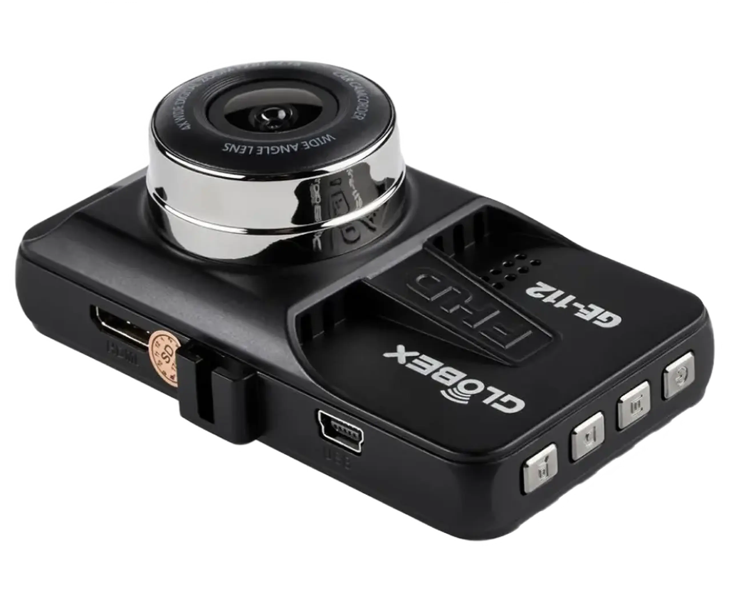 Cameră auto DVR Globex GE-112, Full-HD 1080P, Negru