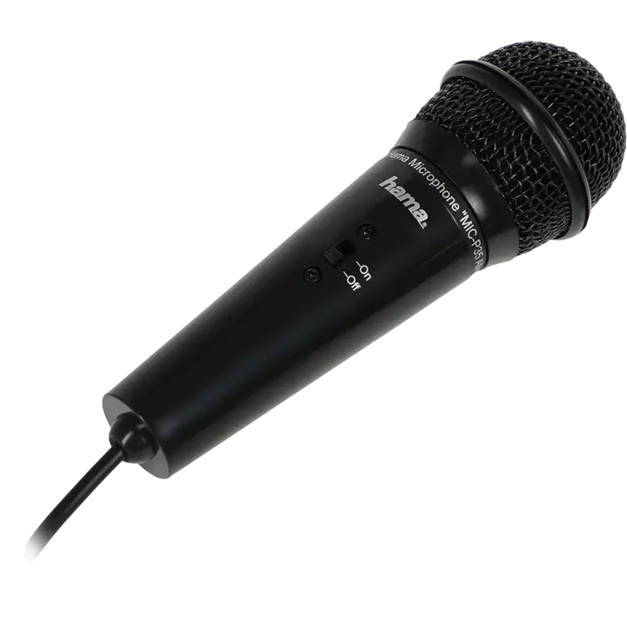 Microfon pentru calculator HAMA MIC-P35, Cu fir, Negru