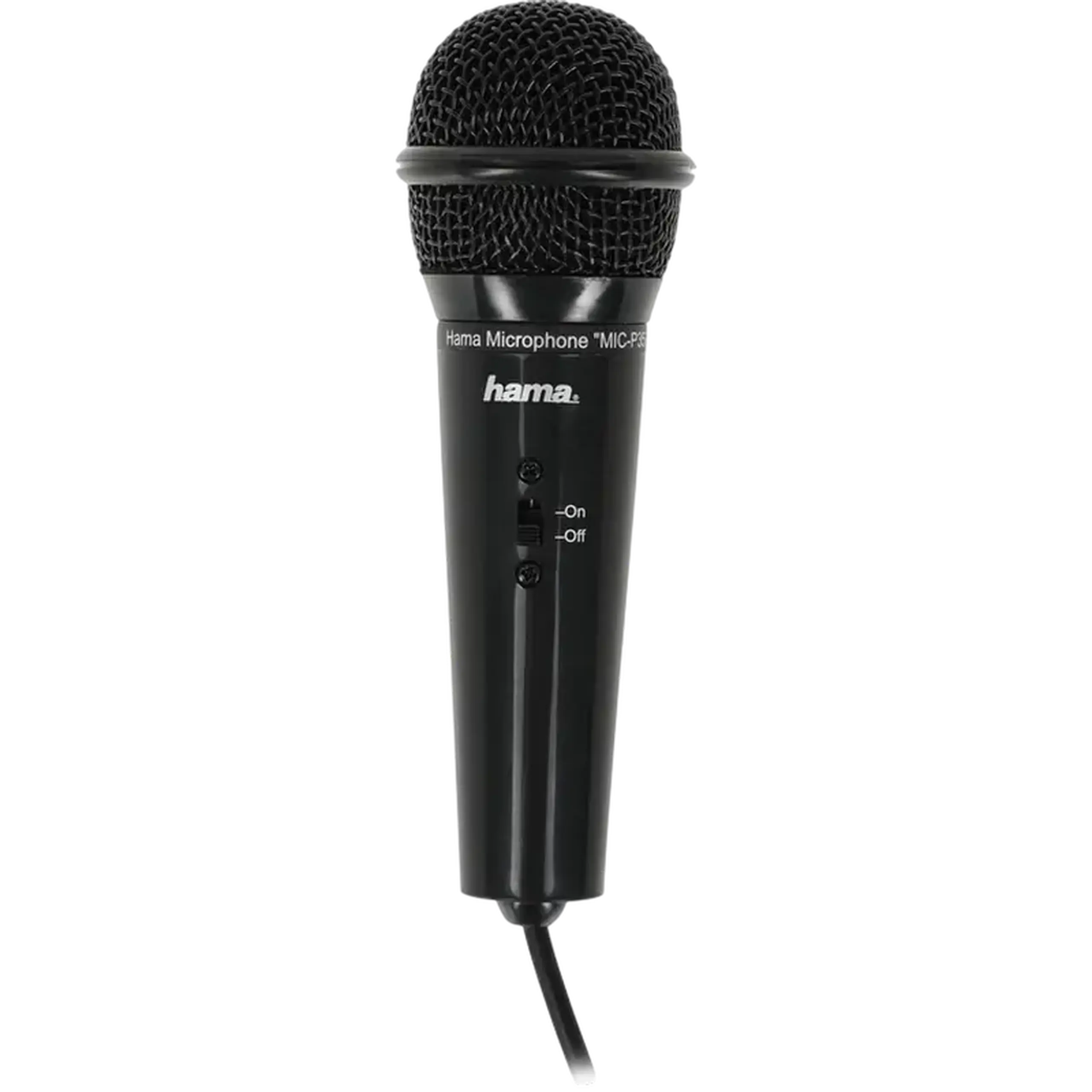 Microfon pentru calculator HAMA MIC-P35, Cu fir, Negru