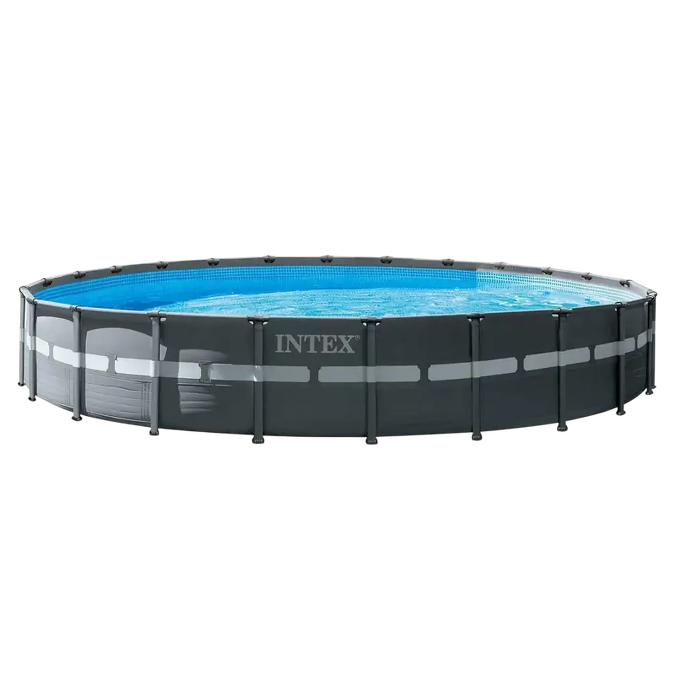 Piscină cu cadru metalic Intex XTR Frame 26340, 47241L, Gri, 26340