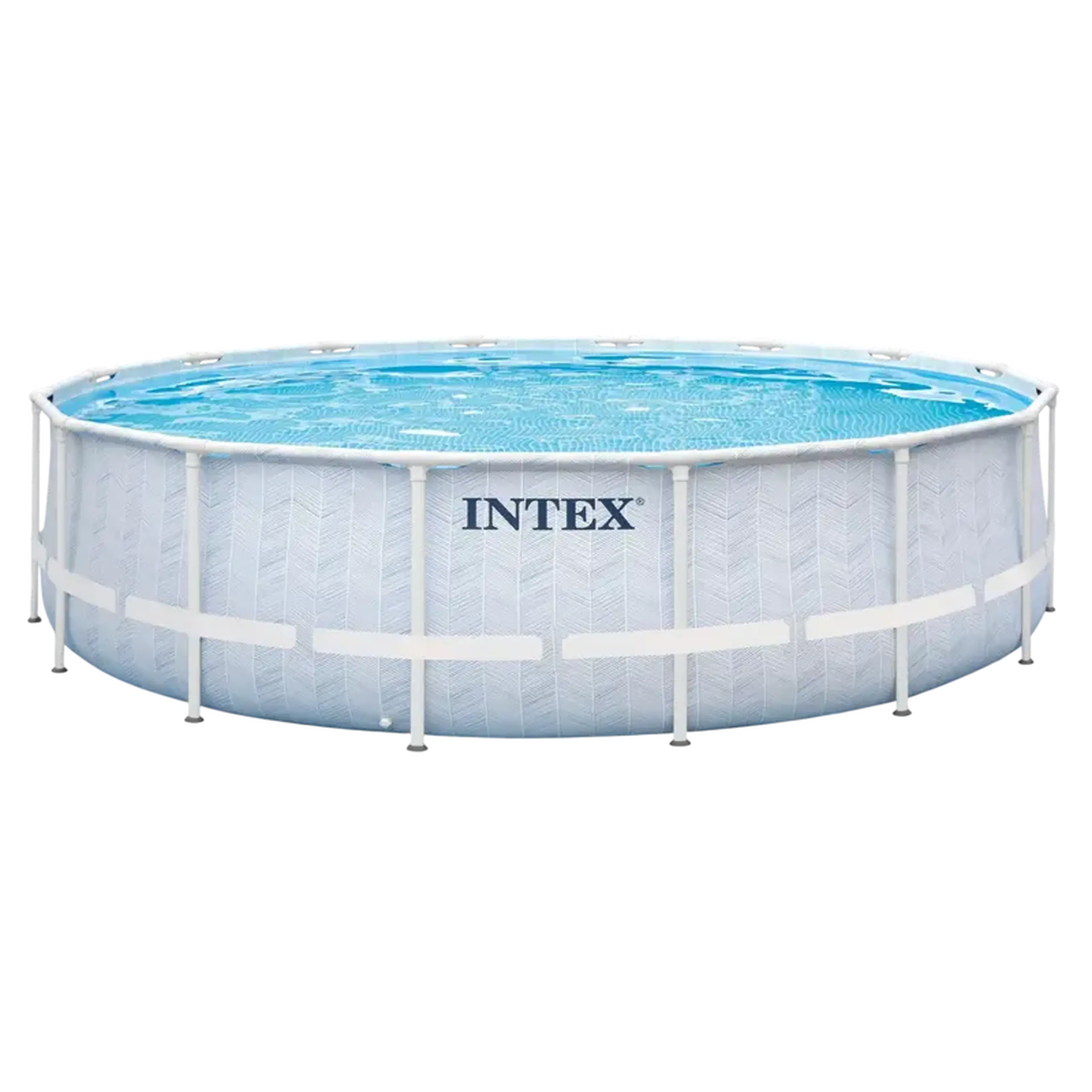 Piscină cu cadru metalic Intex Prism Frame 26746, 19156L, Albastru deschis, 26746