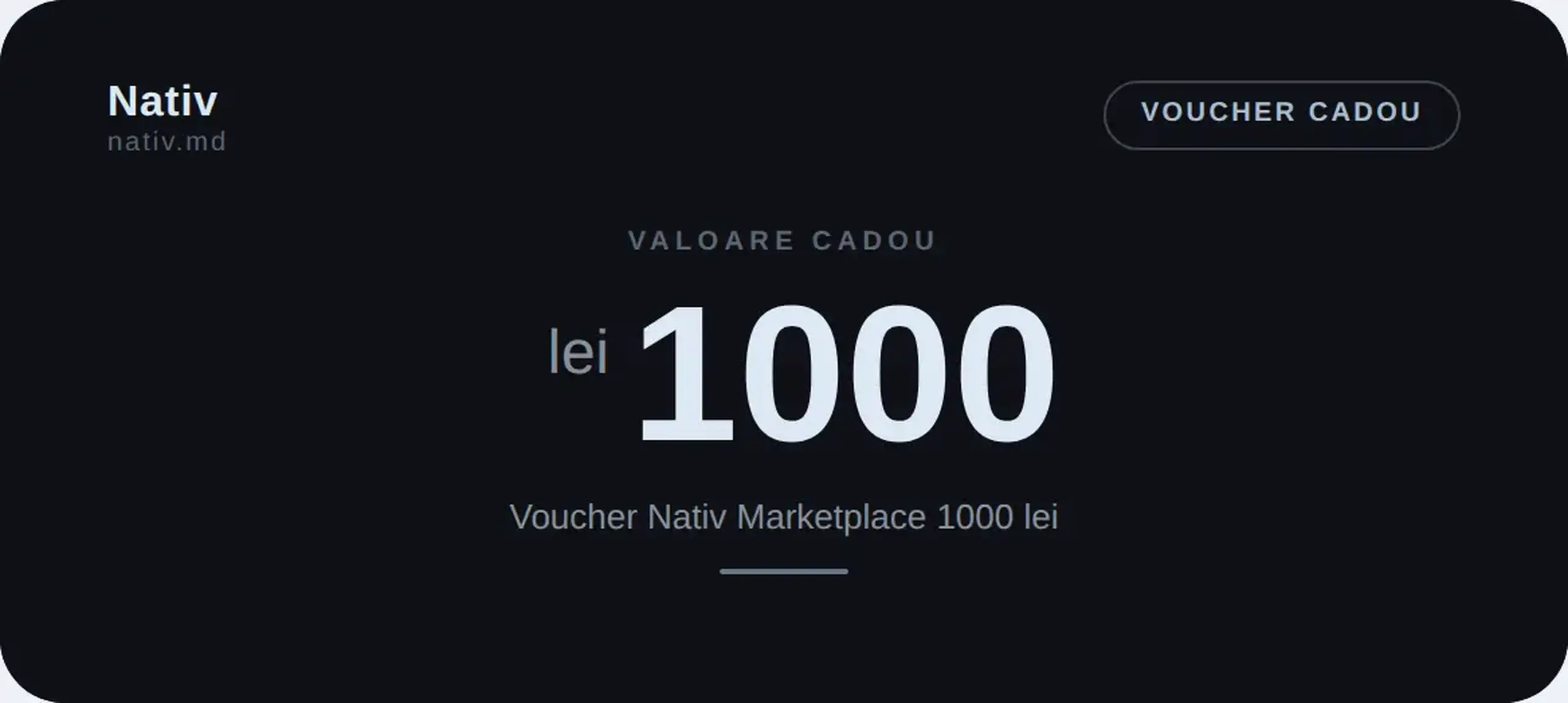 Voucher Nativ Marketplace 1000 lei
