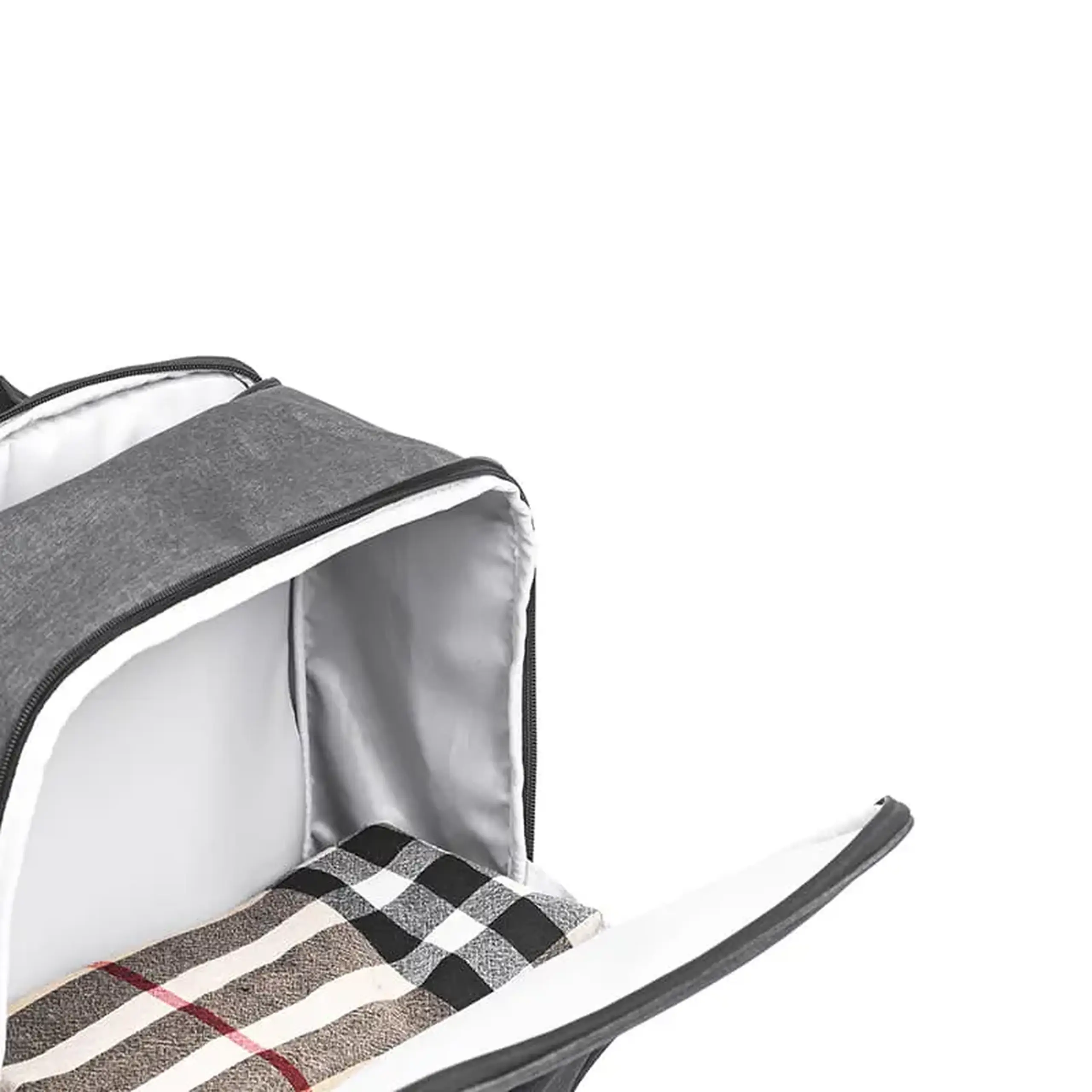 Rucsac pentru laptop, slim, TOURPEAK, 41x16x31cm, Negru/gri