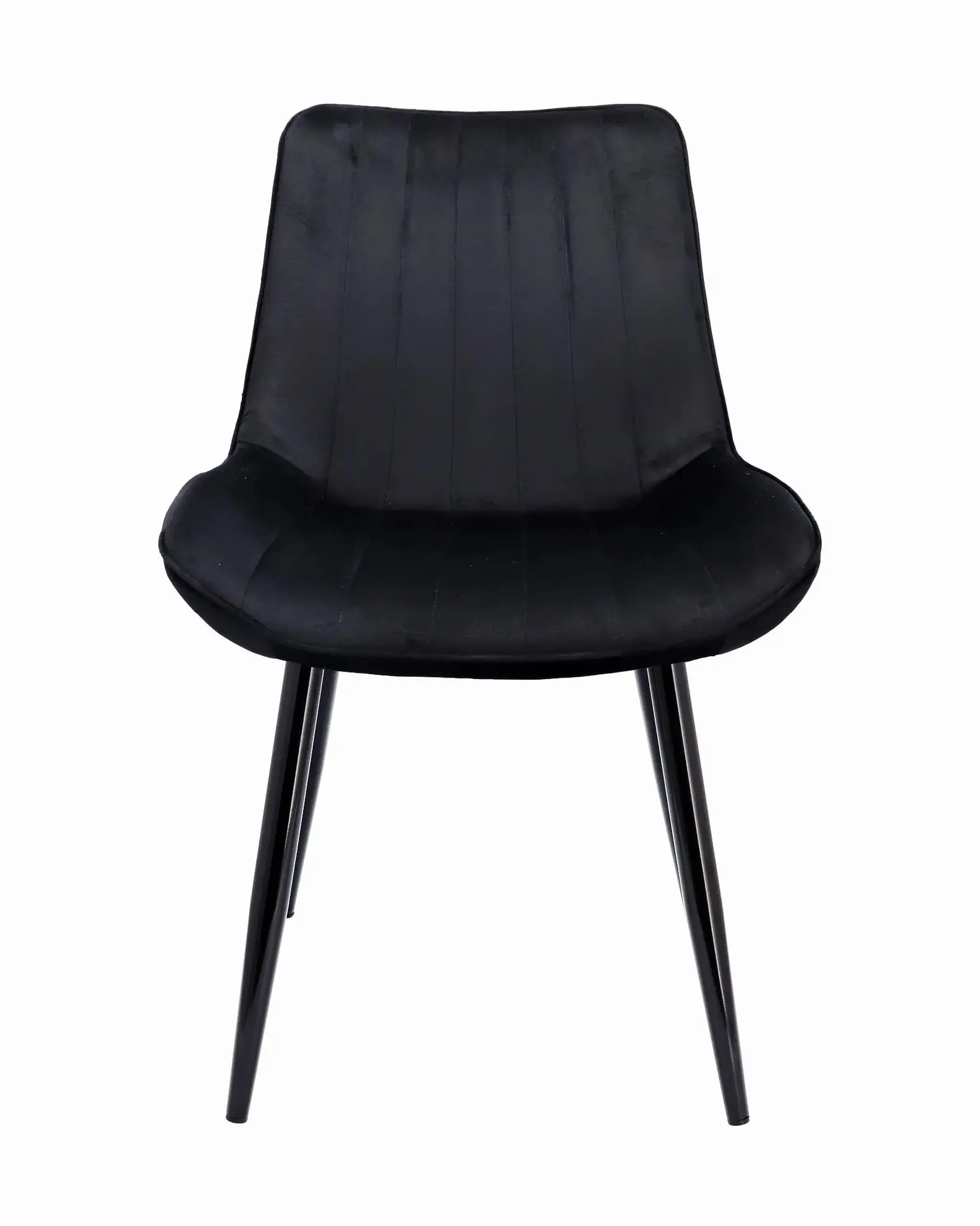 Scaun de bucatarie/living, Jumi VIVA,catifea, Negru