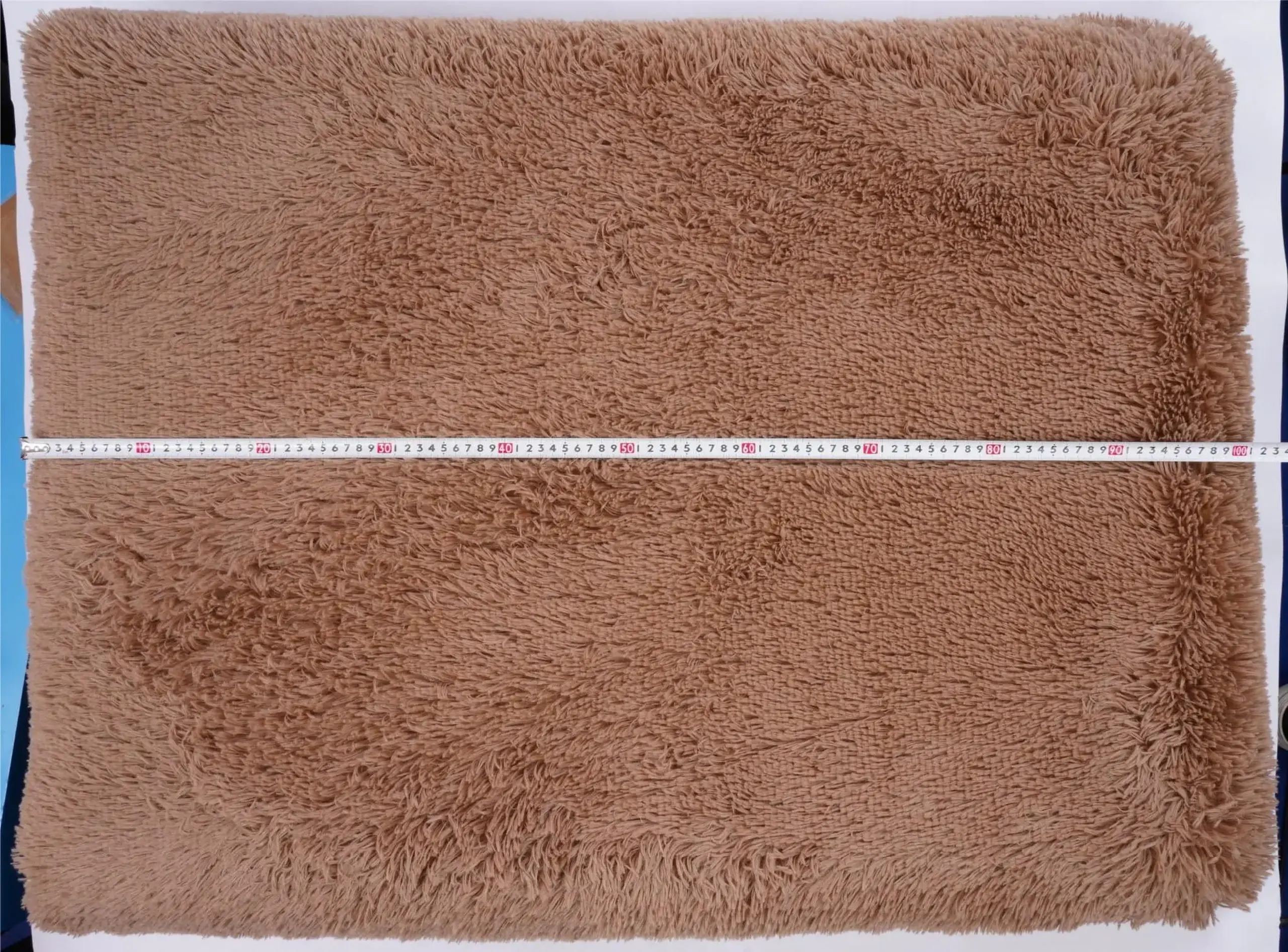 Culcus pentru caine, Jumi, dreptunghiular, 100x60x8cm, antiderapant, lavabil, Bej