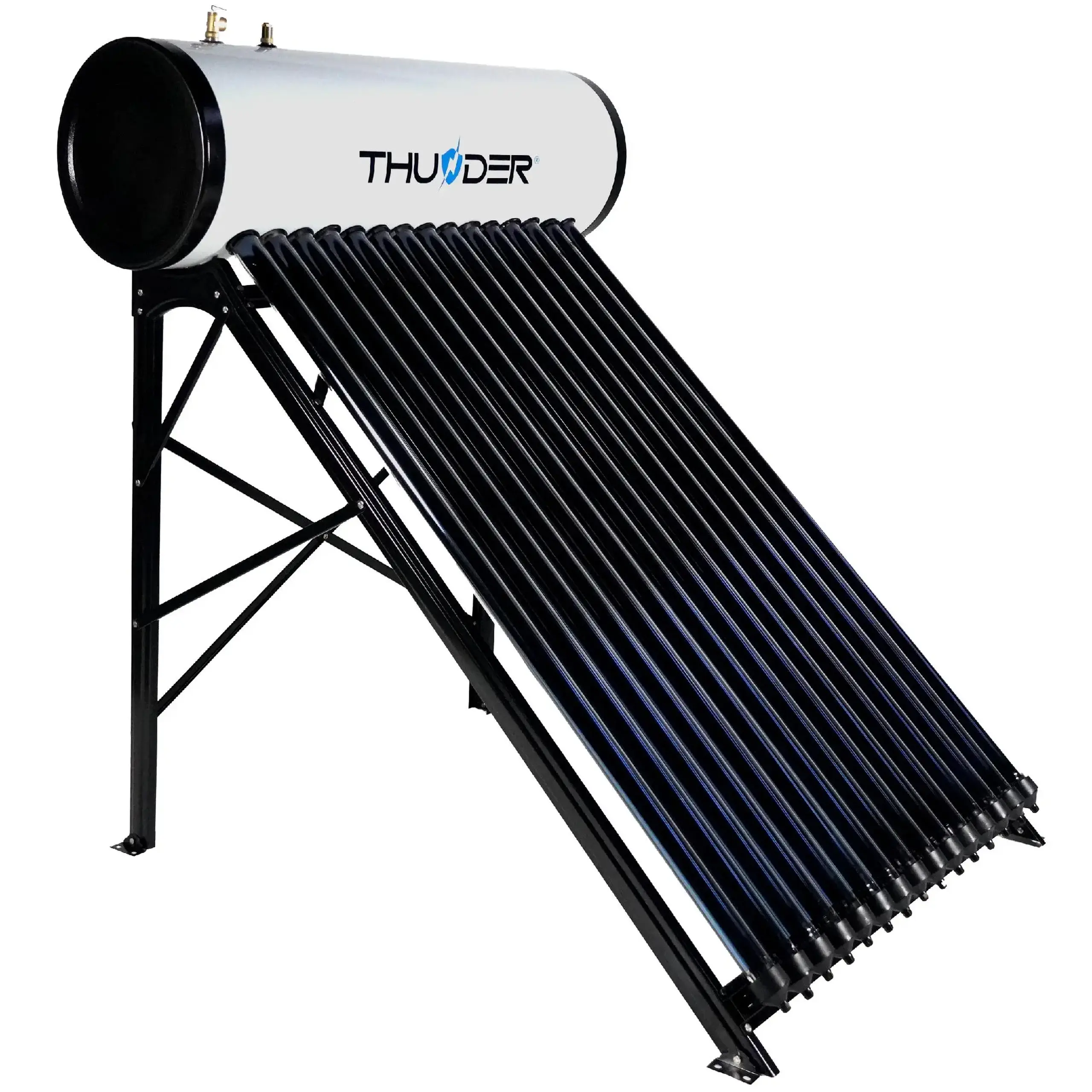 Panou solar presurizat cu rezervor, controler, heat-pipe, patru anotimpuri THUNDER – 150L Black