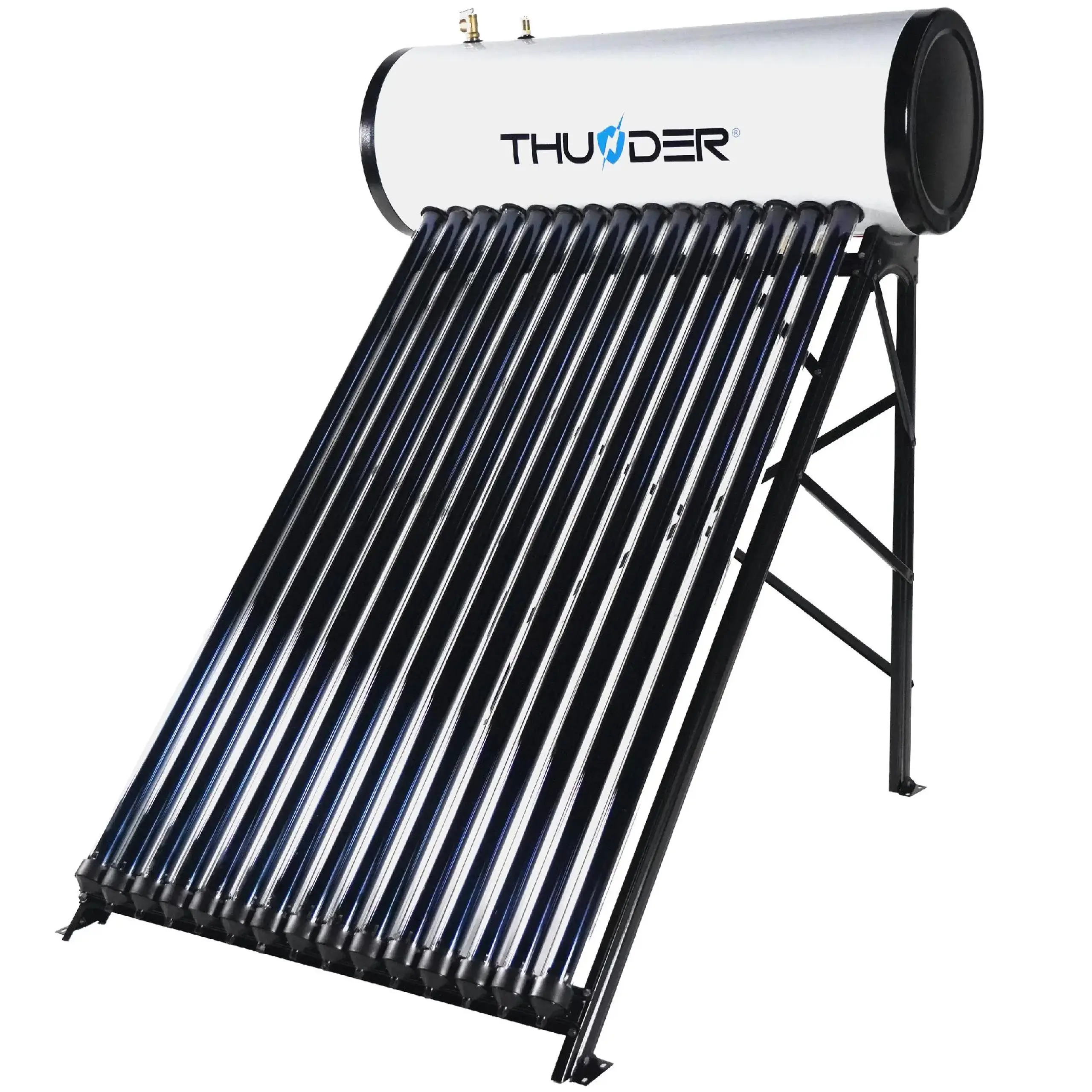 Panou solar presurizat cu rezervor, controler, heat-pipe, patru anotimpuri THUNDER – 150L Black
