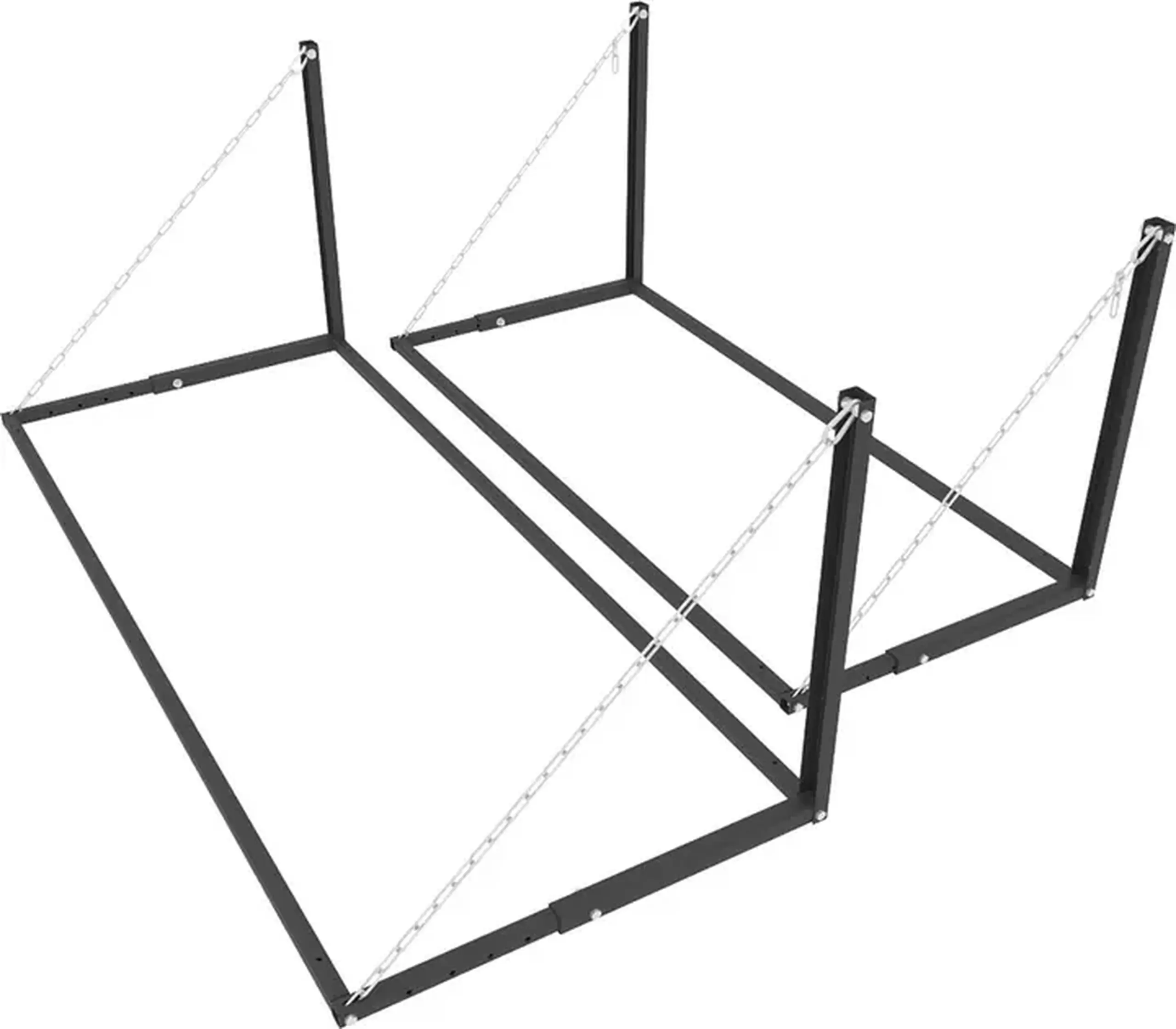 Raft pentru roți din metal vopsit Nex Home 500x1100x550 mm, antracit