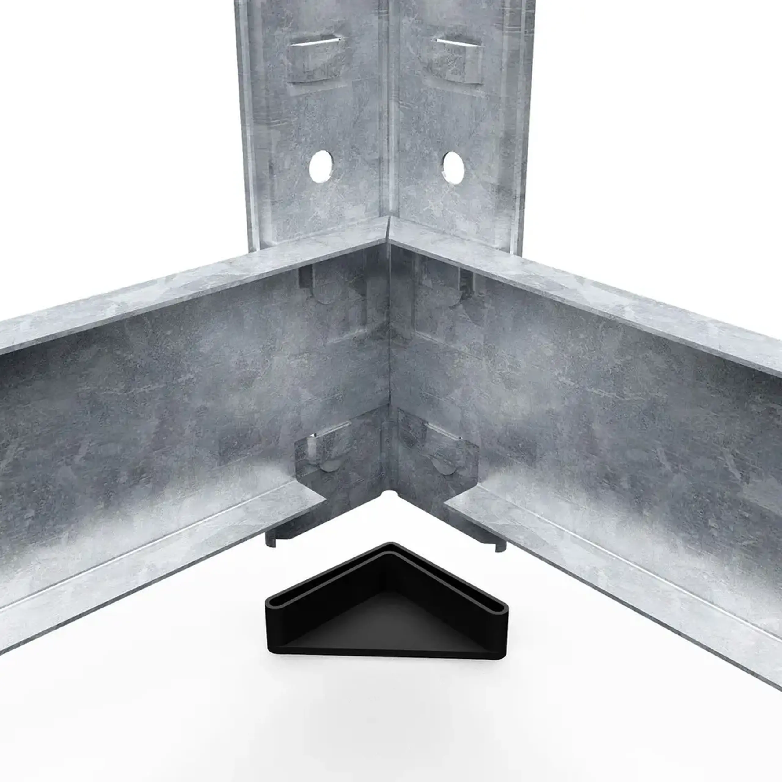 Raft metalic de depozitare Nex Standard 2400x1200x500mm, 5 rafturi, MDF, galvanizat