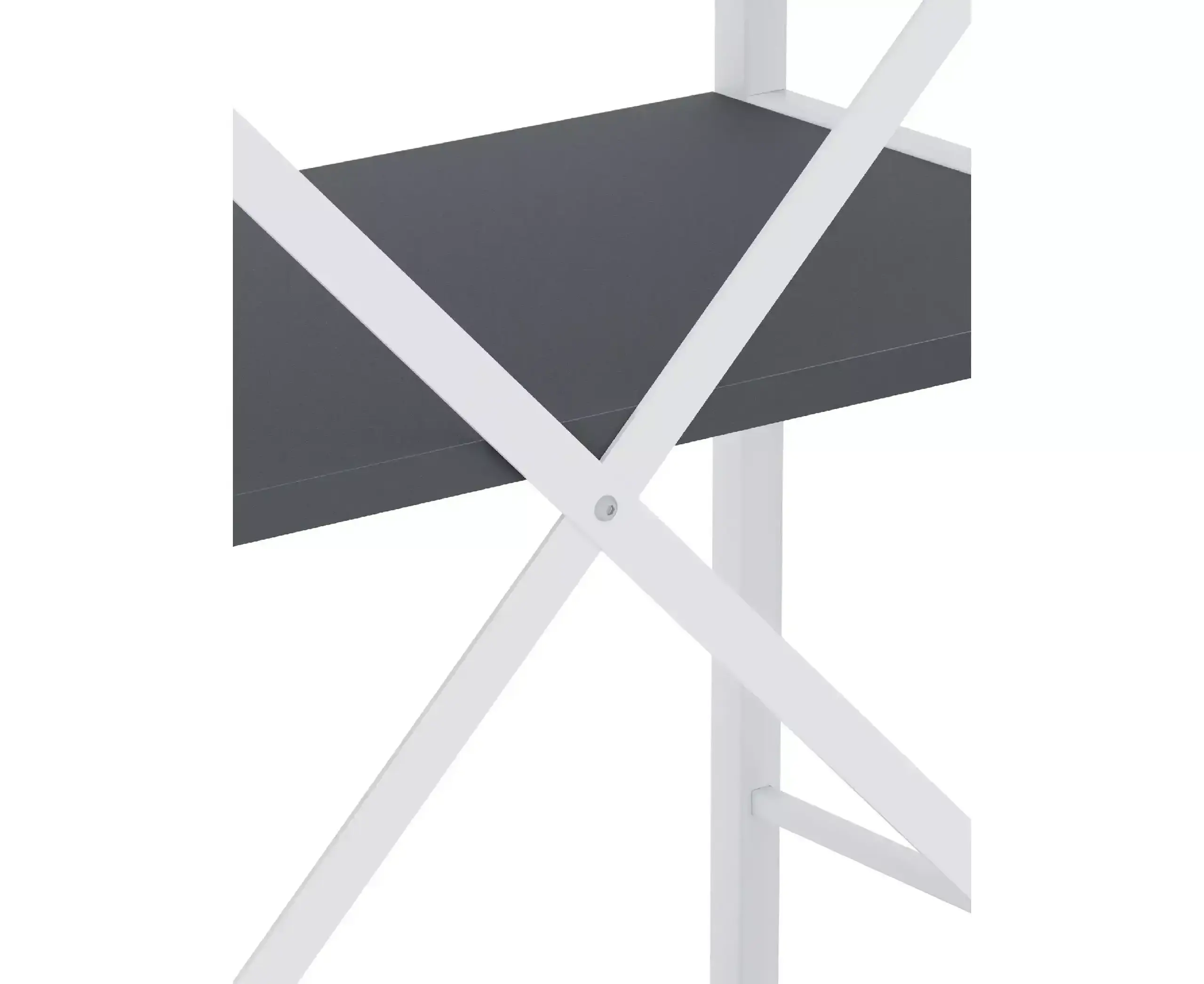Raft metalic Nex Loft 900x800x400 mm, 3 rafturi, PAL, White/ Anthracite