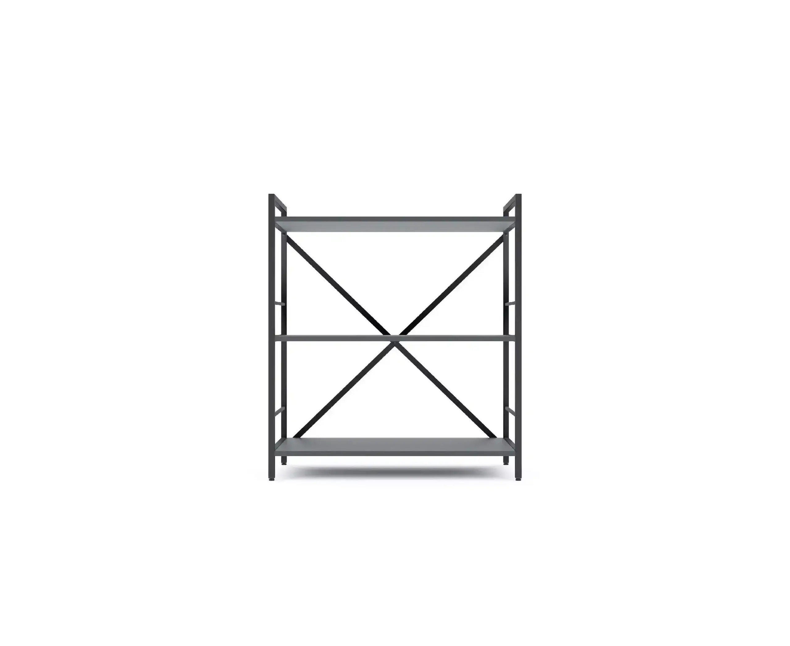 Raft metalic Nex Loft 900x800x400 mm, 3 rafturi, PAL, Anthracite/ Anthracite