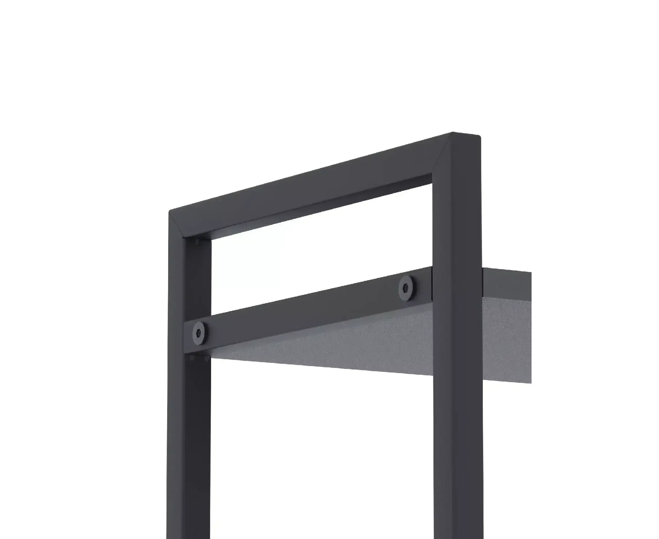 Raft metalic Nex Loft 900x800x400 mm, 3 rafturi, PAL, Anthracite/ Anthracite