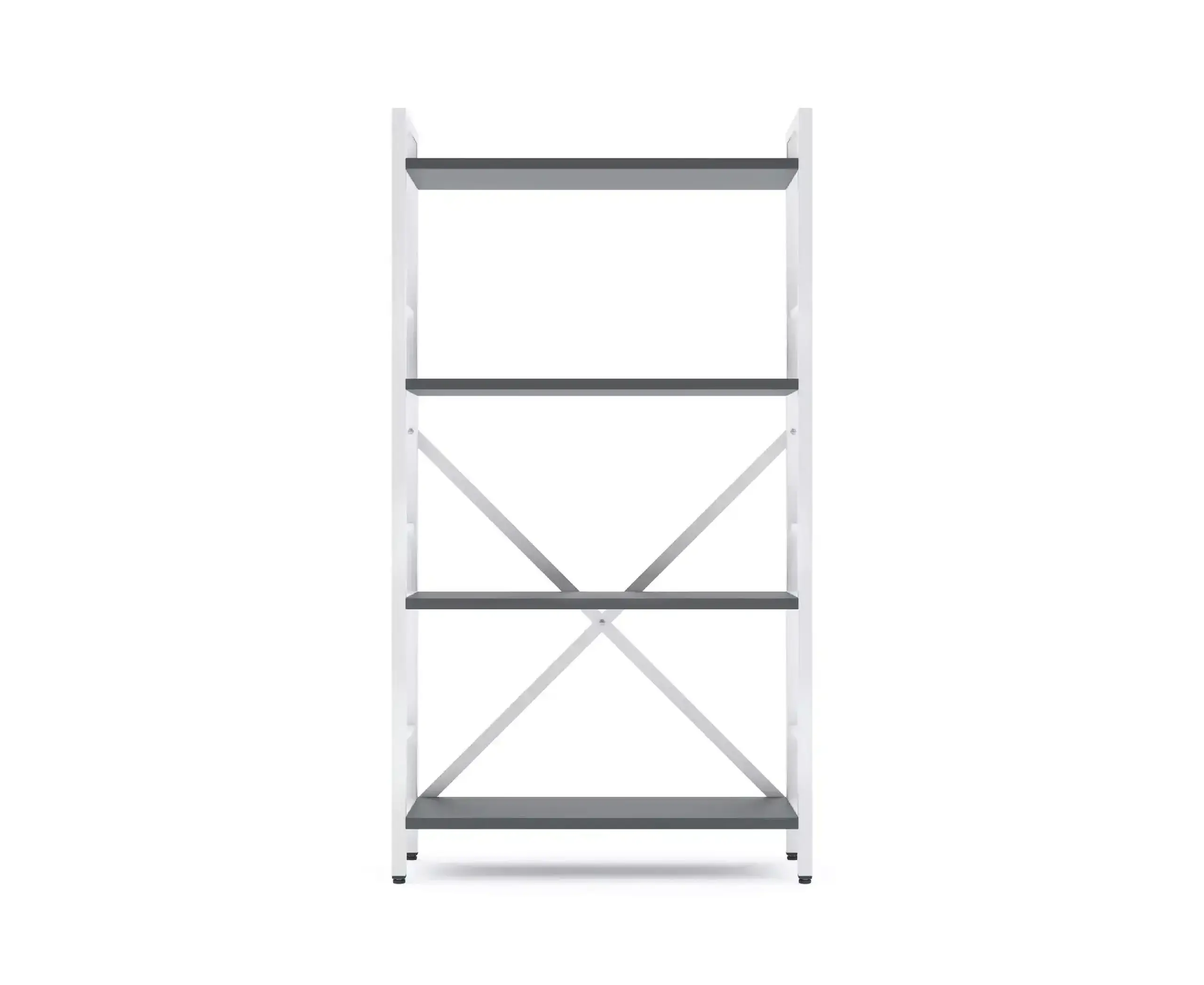 Raft metalic Nex Loft 1100x600x240 mm, 4 rafturi, PAL, White/ Anthracite