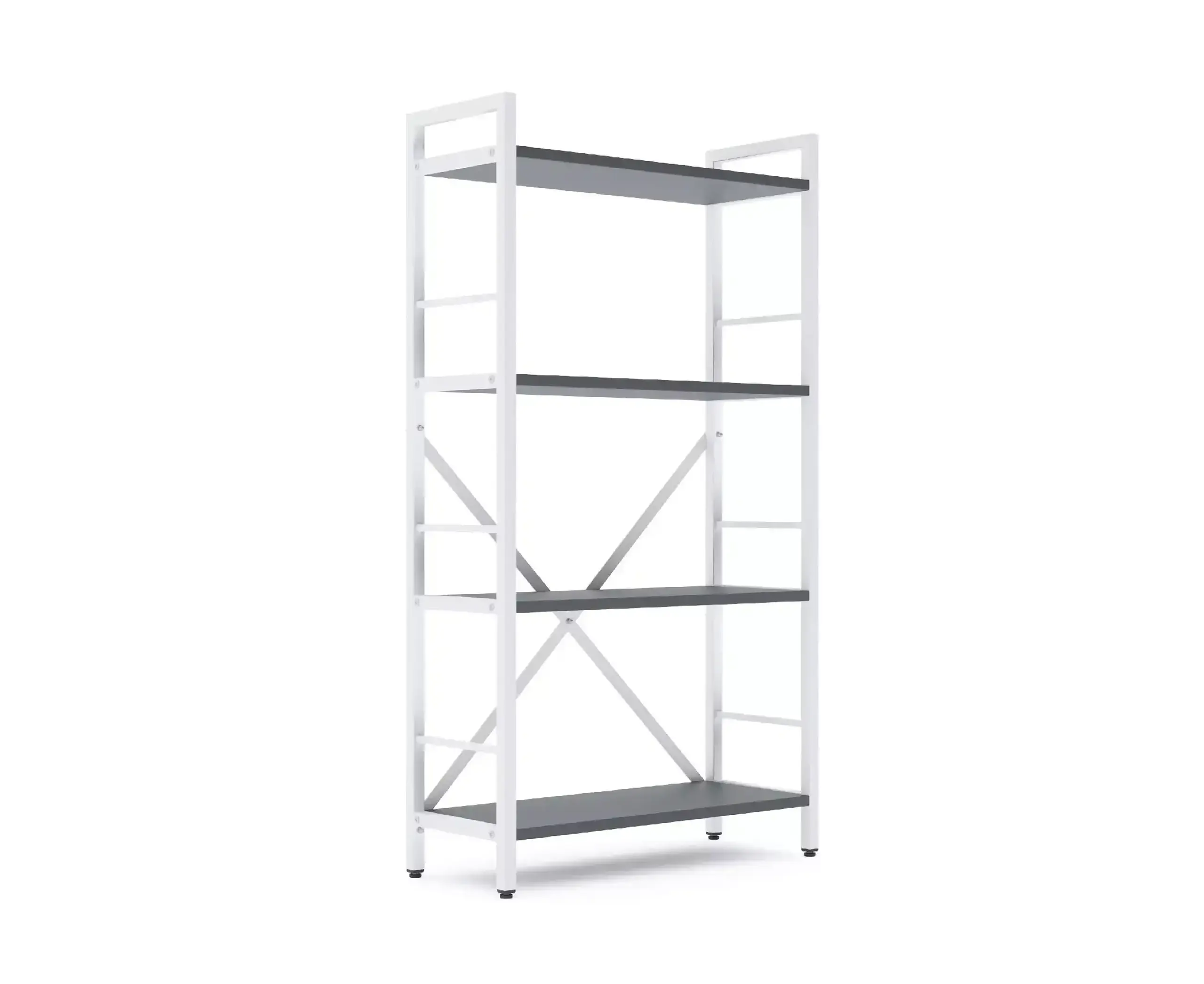 Raft metalic Nex Loft 1100x600x240 mm, 4 rafturi, PAL, White/ Anthracite