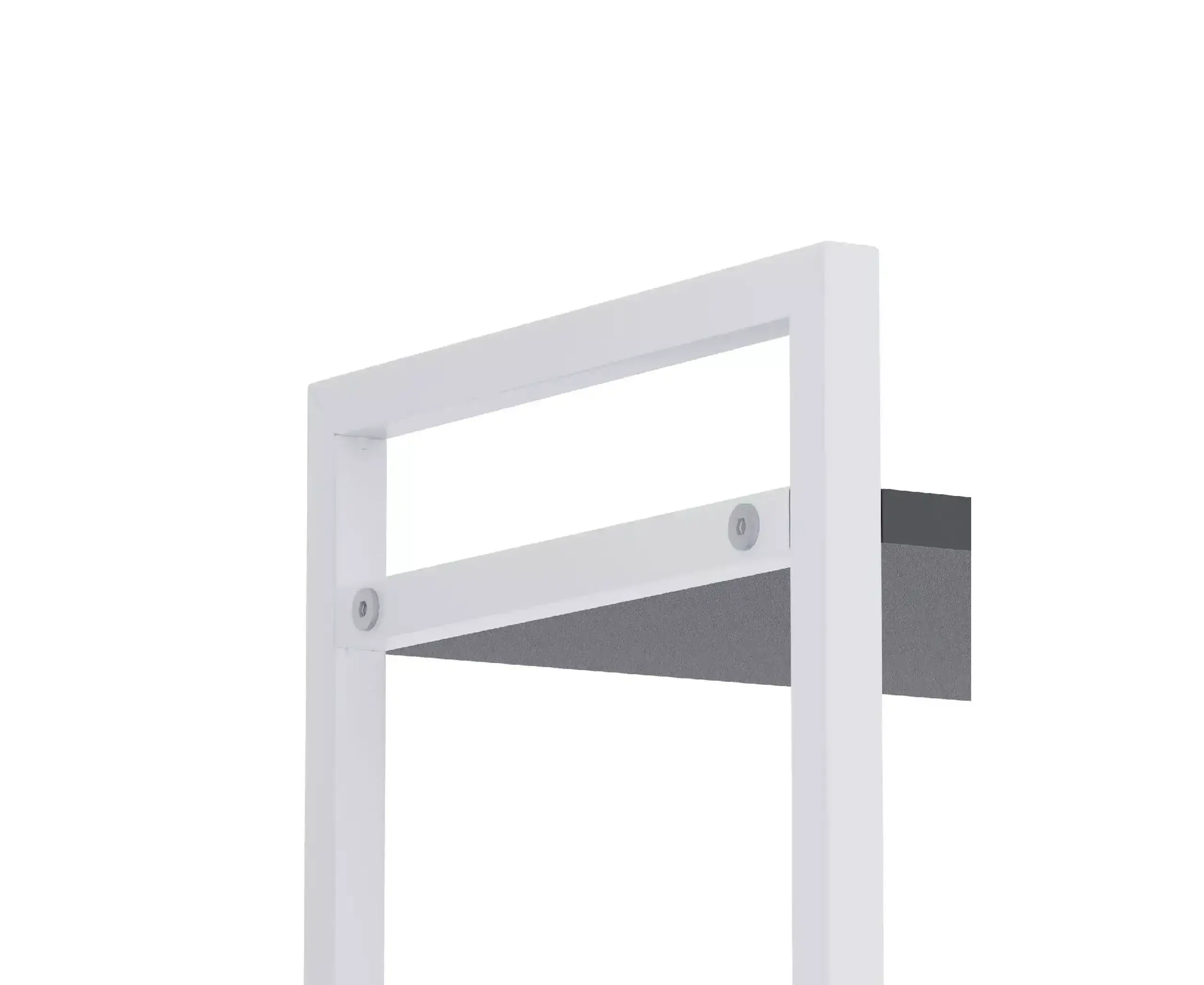 Raft metalic Nex Loft 1100x600x240 mm, 4 rafturi, PAL, White/ Anthracite
