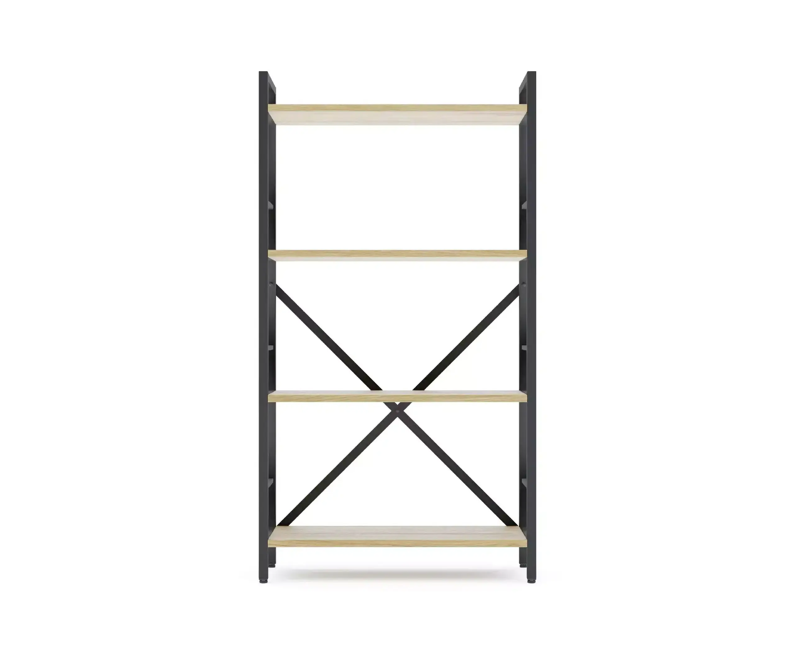 Raft metalic Nex Loft 1100x600x240 mm, 4 rafturi, PAL, Anthracite/ Oak Artisan