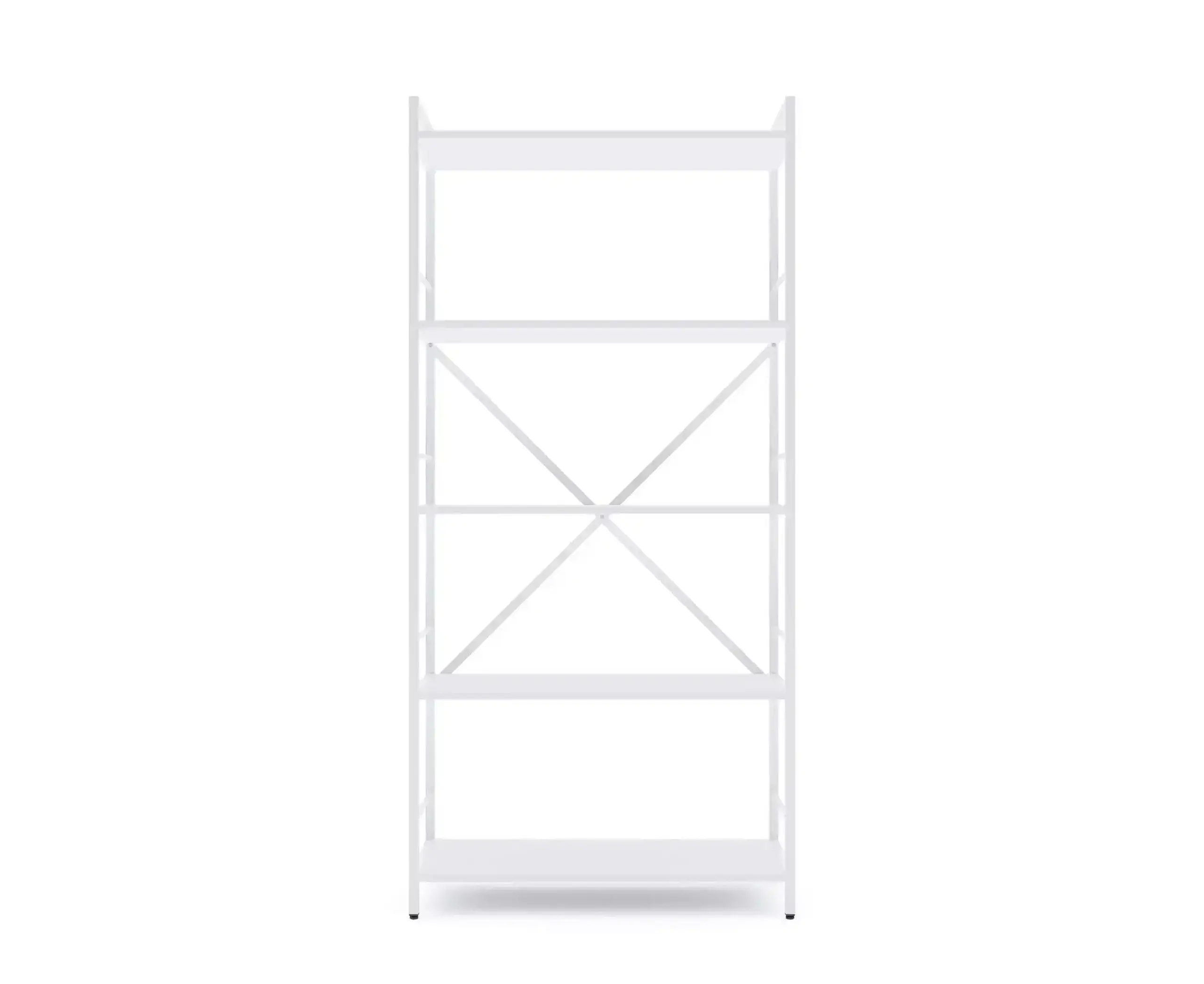 Raft metalic Nex Loft 1700x800x350 mm, 5 rafturi, PAL, White/ White snow