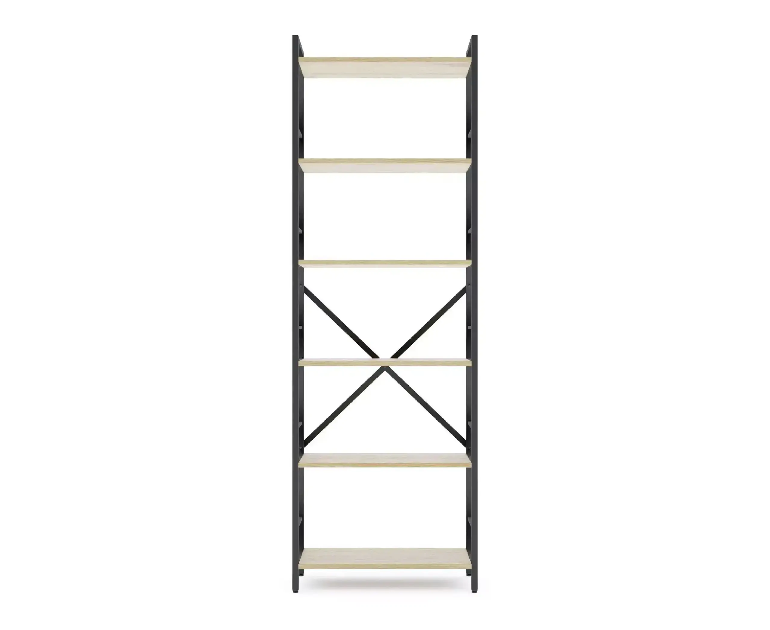Raft metalic Nex Loft 1800x600x240 mm, 6 rafturi, PAL, Anthracite/ Oak Artisan