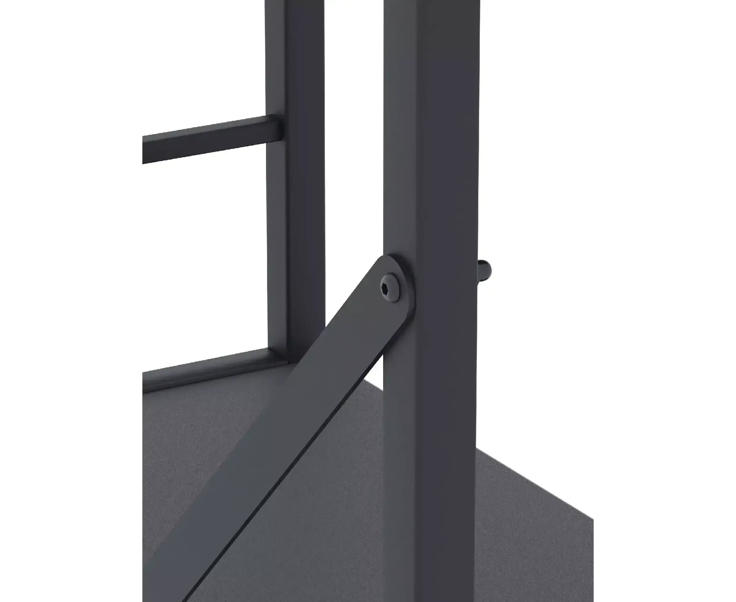 Raft metalic Nex Loft 1800x600x240 mm, 6 rafturi, PAL, Anthracite/ Anthracite