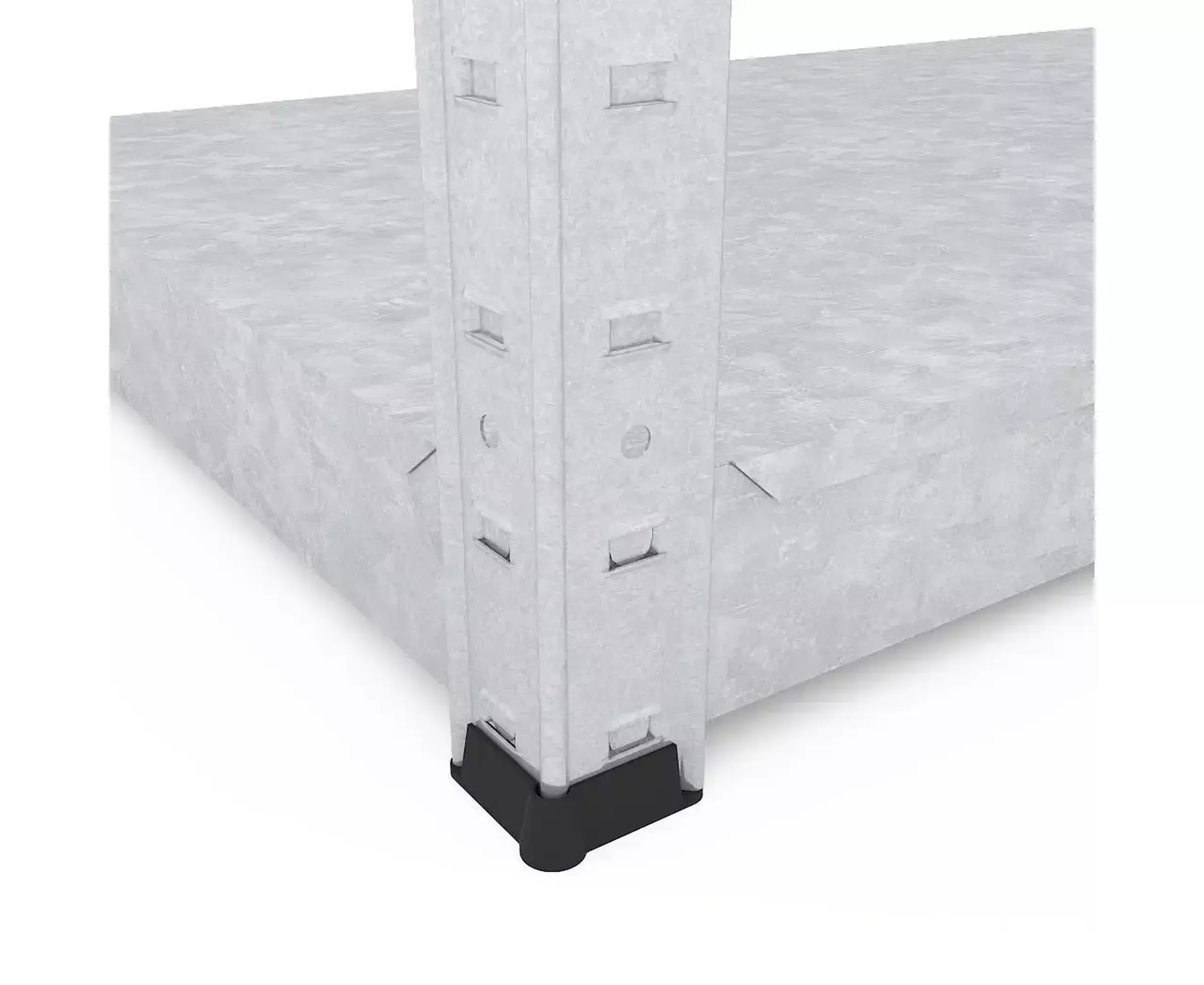 Raft metalic de depozitare Nex Standard 1800x900x400mm, 5 rafturi, metal, galvanizat