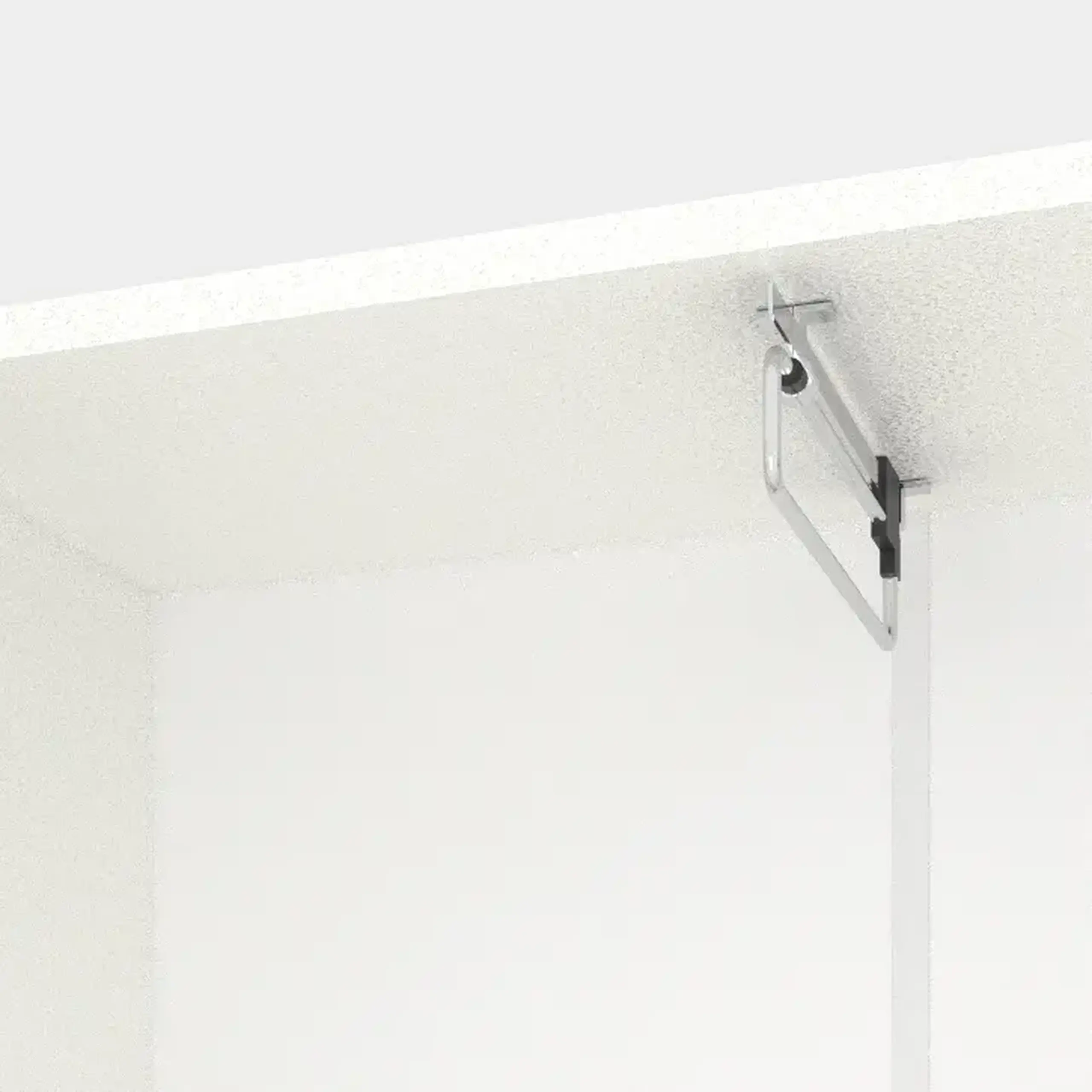 Dulap cu usi batante Nex Home A015R, 1200x420x2300 mm, White Snow-Anthracite