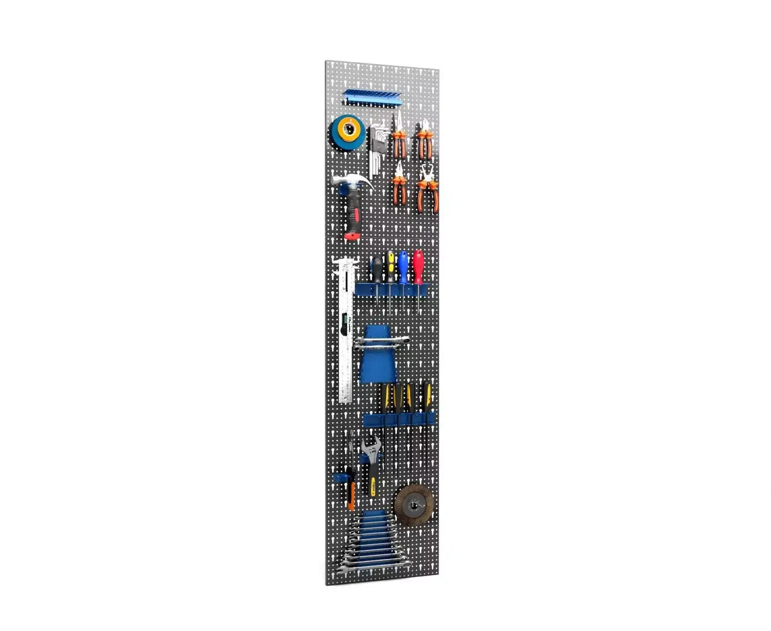 Panou metalic perforat pentru unelte NEX 1215x575x15 mm, Antracit