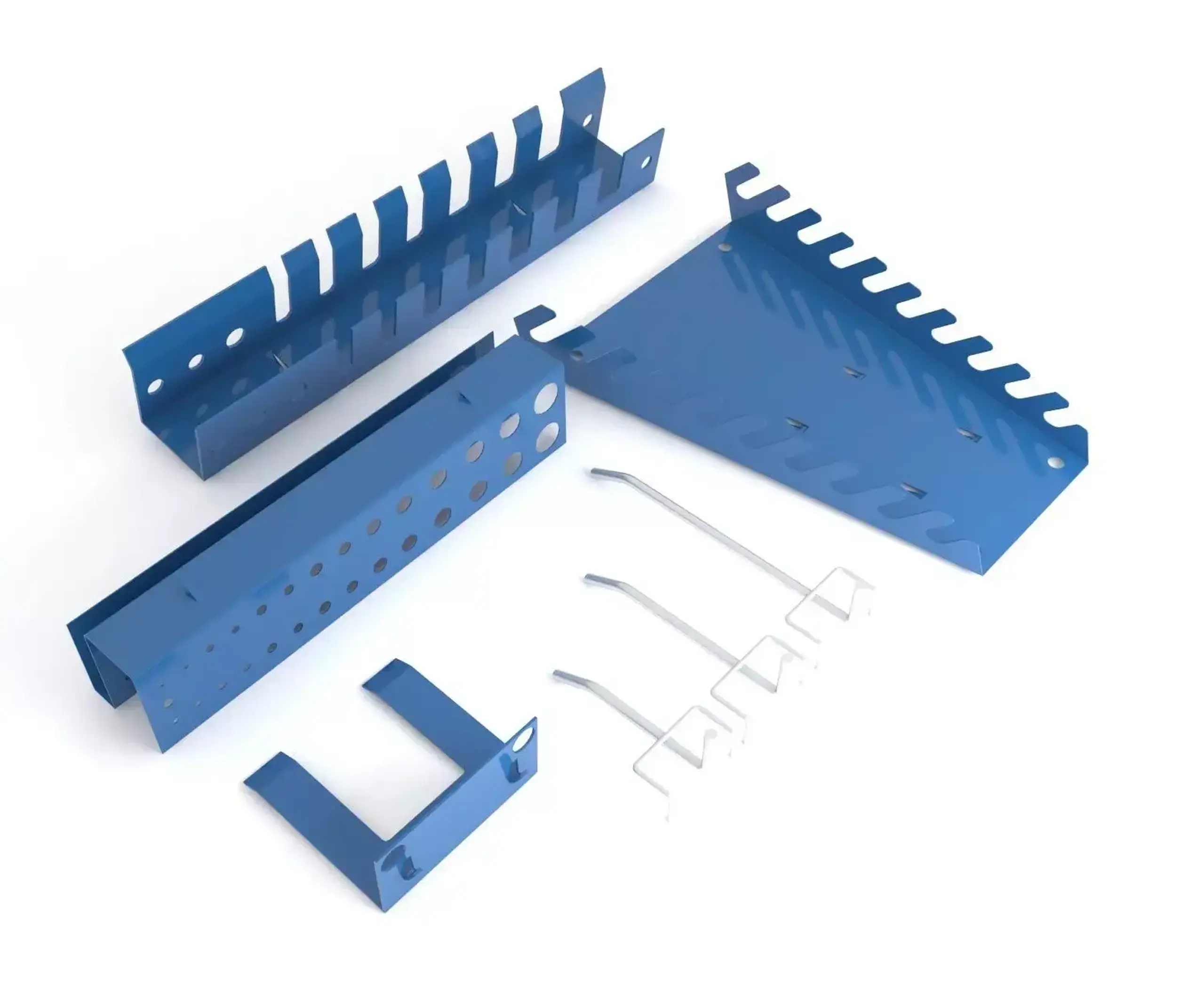 Panou metalic perforat pentru unelte NEX 1215x575x15 mm, Antracit