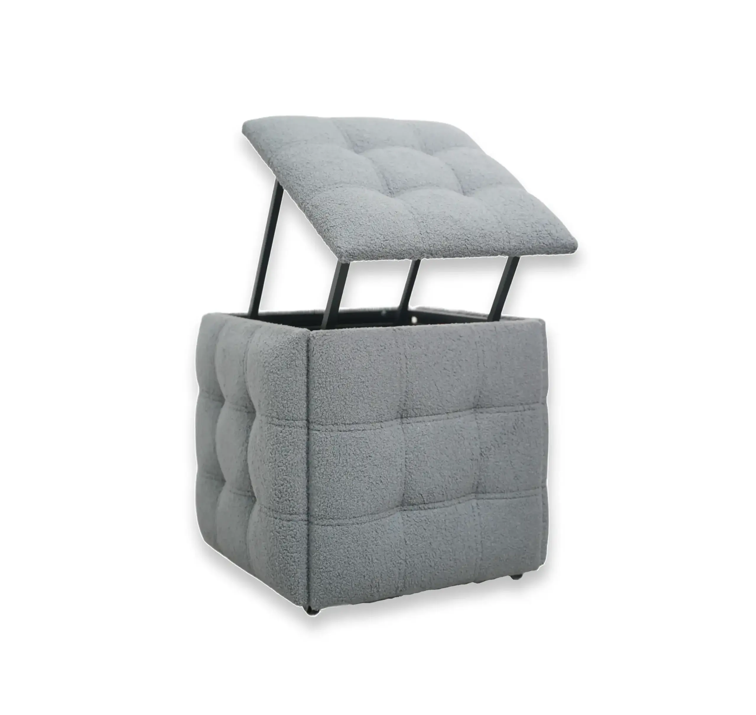 Cub Transformer 5 scaune in 1 Nex Home N53, Gri Teddy