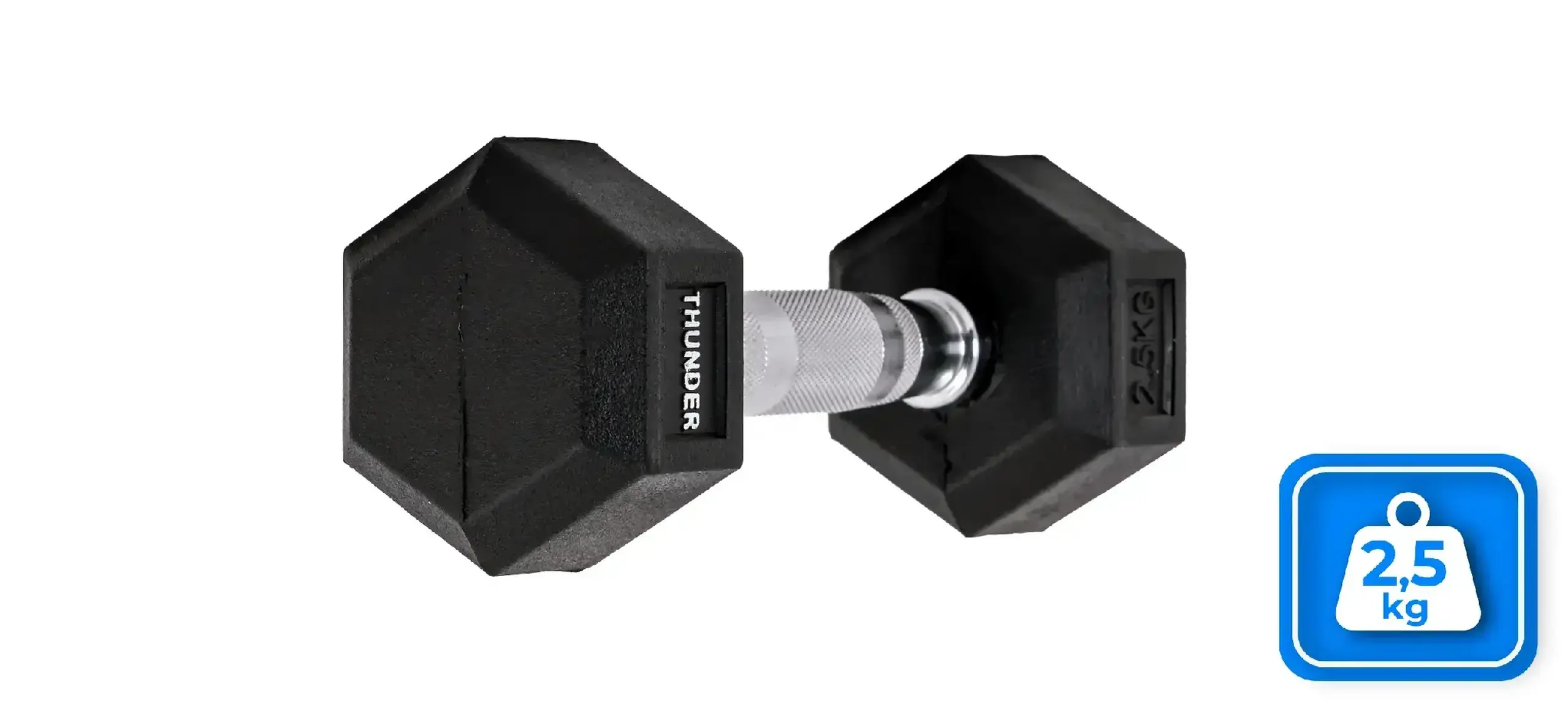 Gantera HEXAGONAL DUMBBELLS Thunder 2,5KG