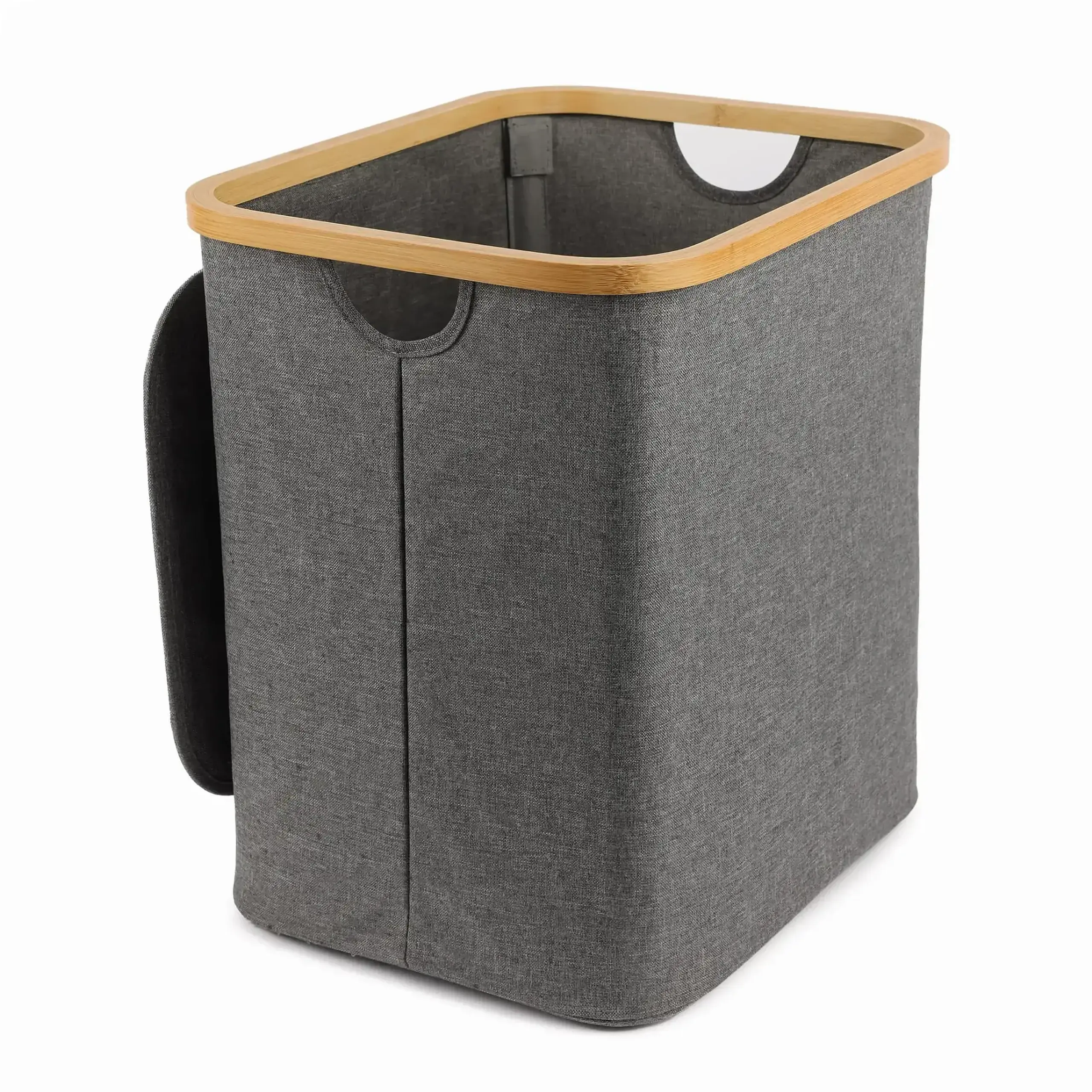 Cos pentru rufe Jumi, capacitate 80 L, Gri
