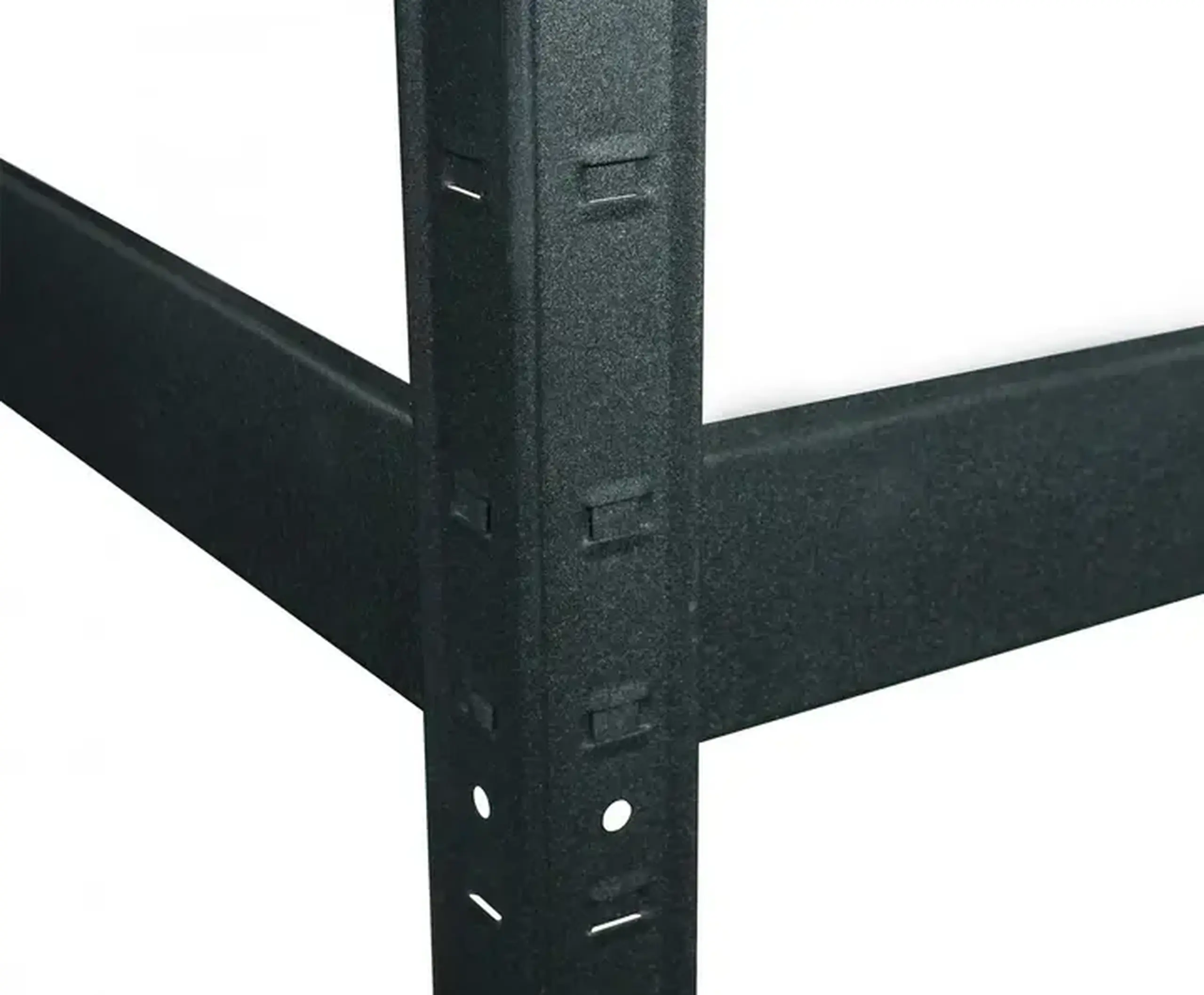 Raft metalic de depozitare Nex Budget 1800x400x400 mm, 5 rafturi MDF, antracit