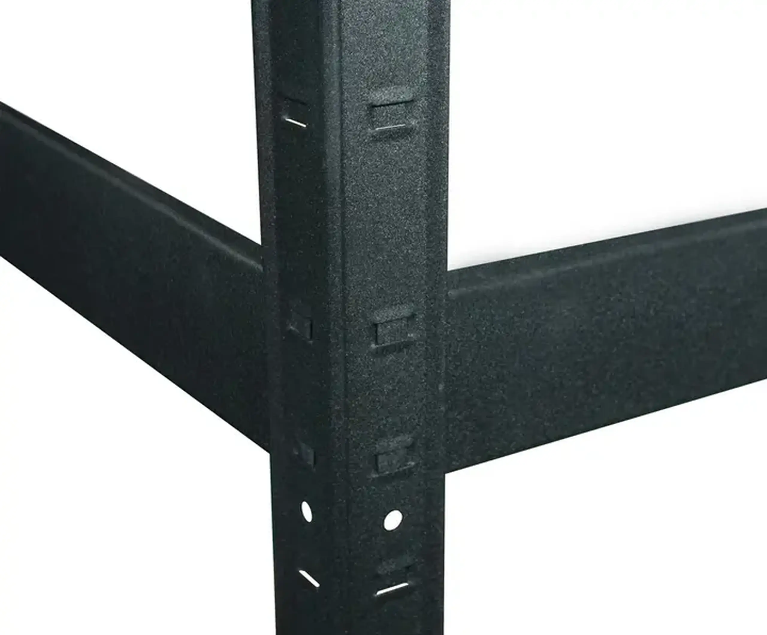 Raft metalic de depozitare Nex Budget 1800x900x400 mm, 5 rafturi MDF, antracit