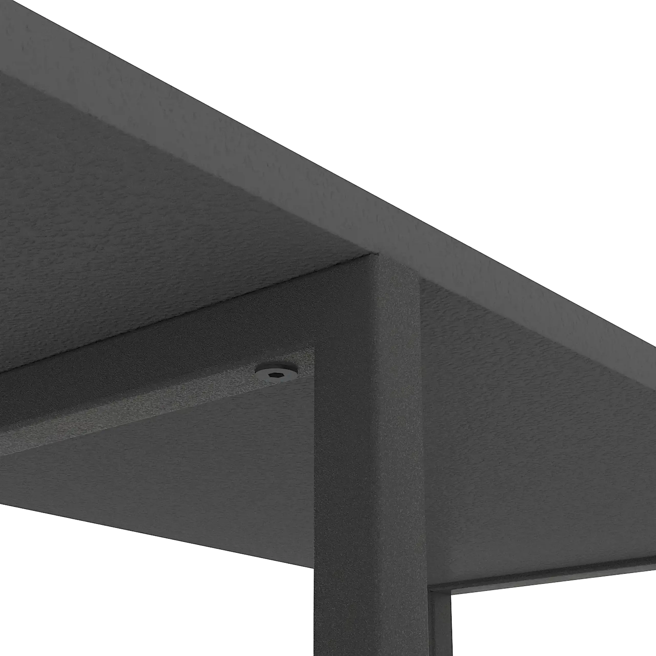 Raft metalic Nex Loft Cascade 1780x700x300 mm, 7 rafturi, PAL, Anthracite/ Anthracite