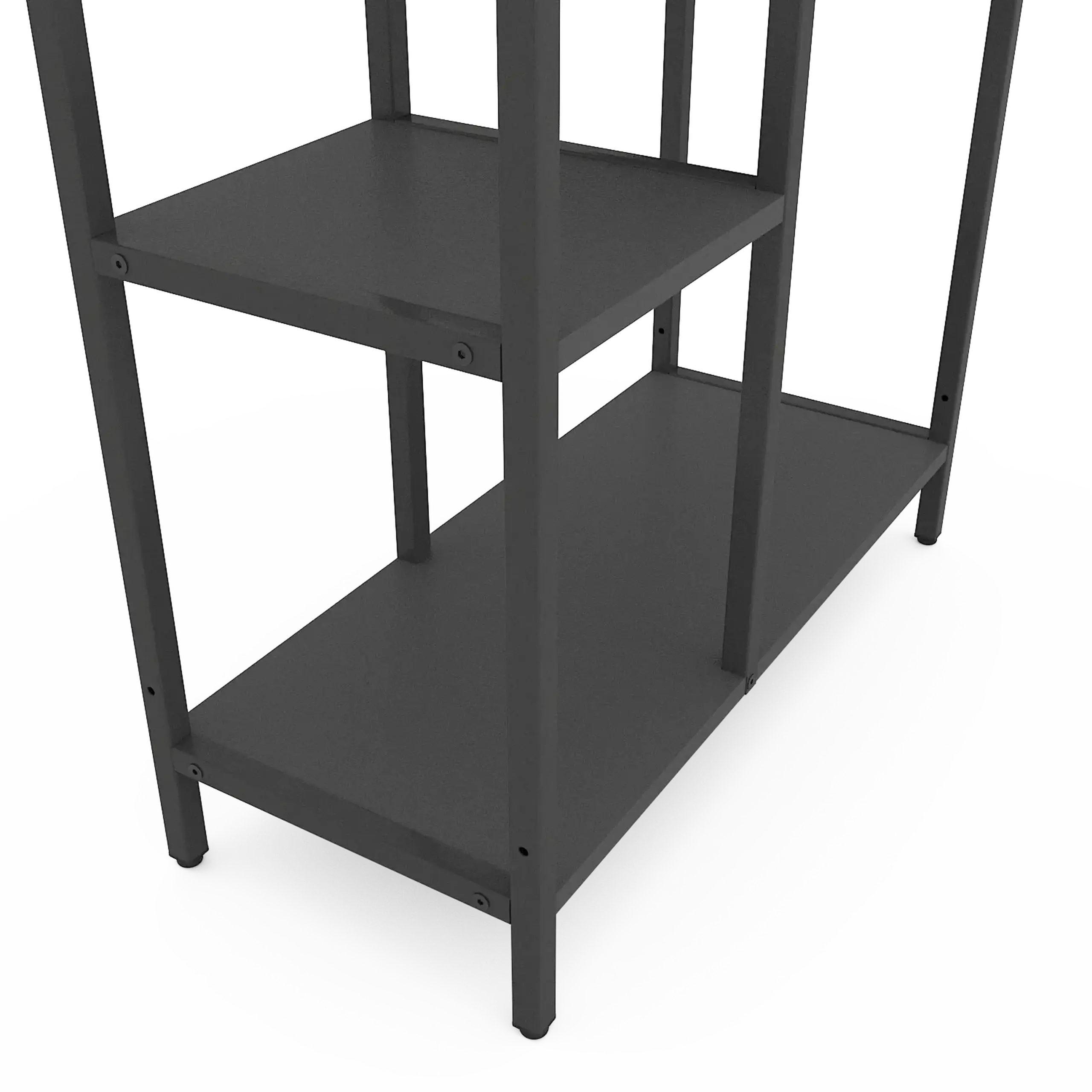 Raft metalic Nex Loft Cascade 1780x700x300 mm, 7 rafturi, PAL, Anthracite/ Anthracite