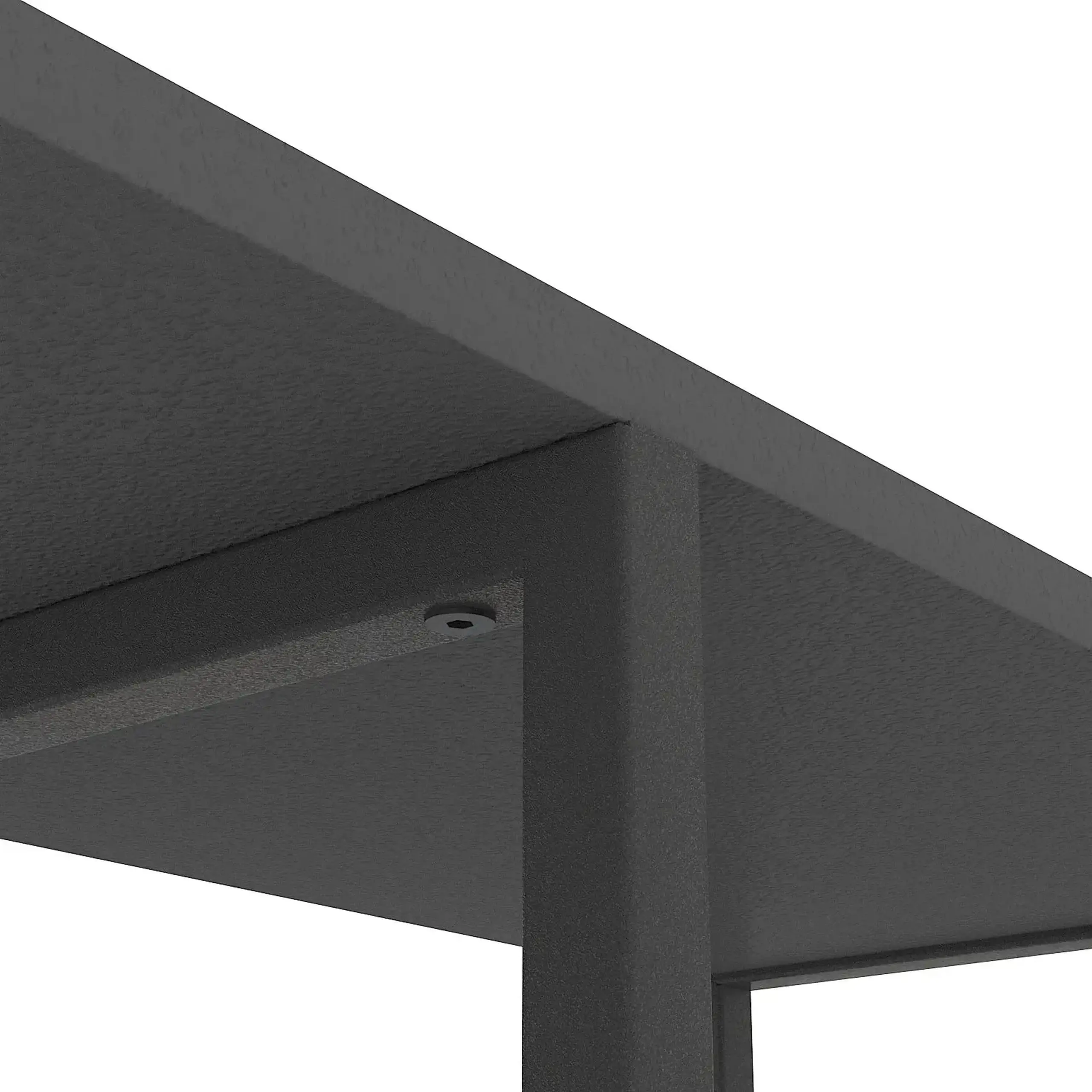 Raft metalic Nex Loft Cascade 1090x700x300 mm, 5 rafturi, PAL, Antracite / Antracite