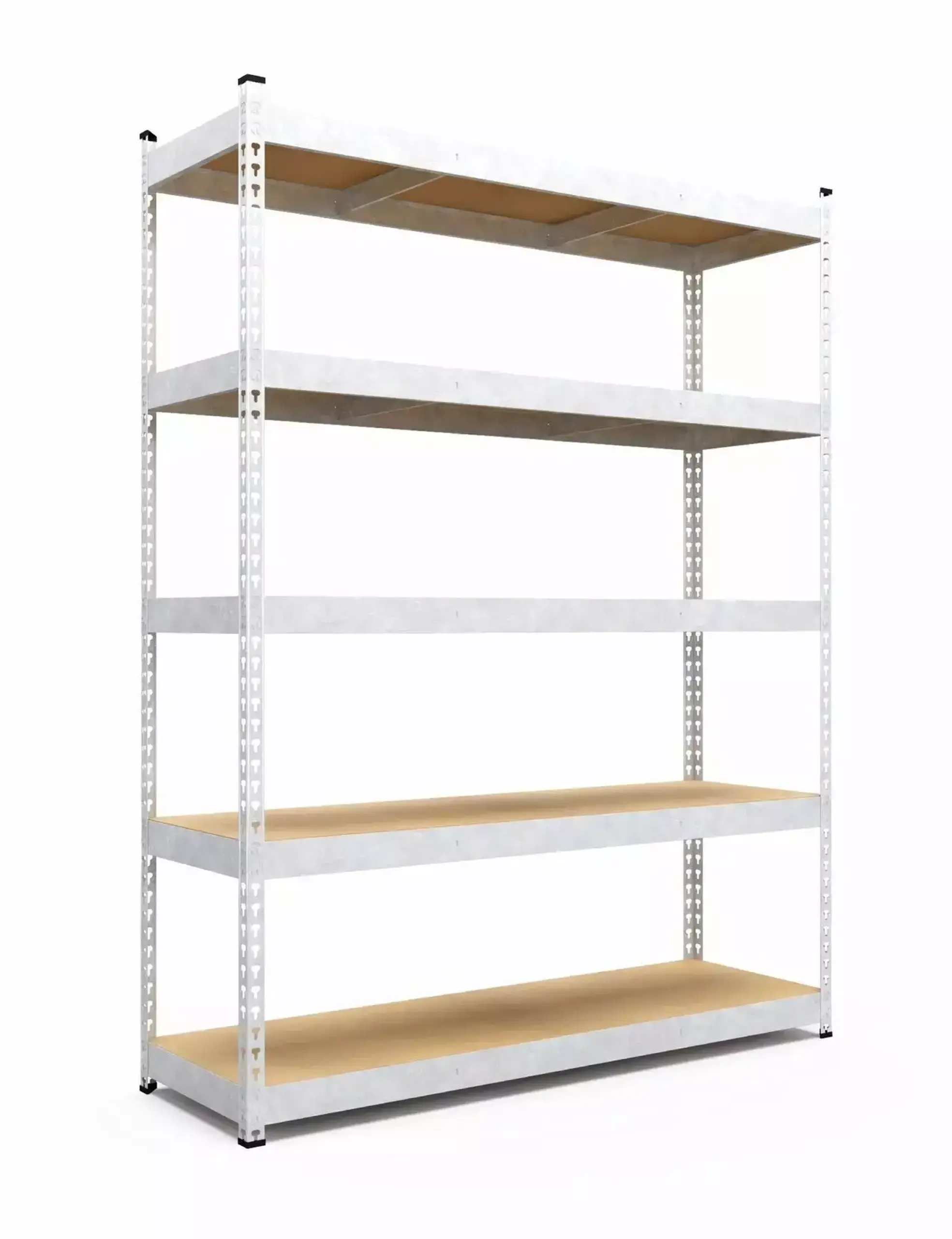 Raft metalic de depozitare Nex Titan 2160x1200x600 mm, 5 rafturi PAL, galvanizat