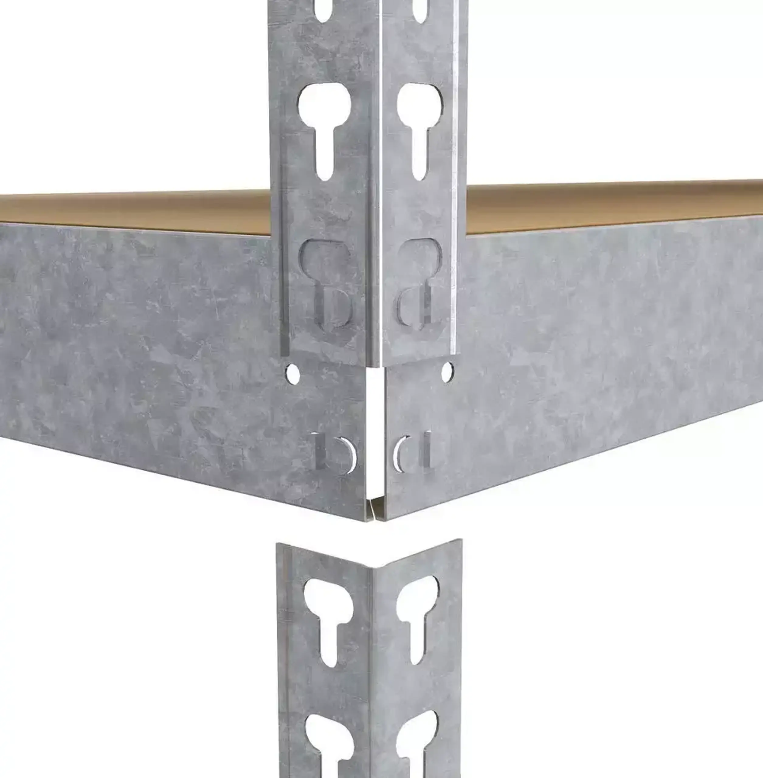 Raft metalic de depozitare Nex Titan 2160x1200x600 mm, 5 rafturi PAL, galvanizat