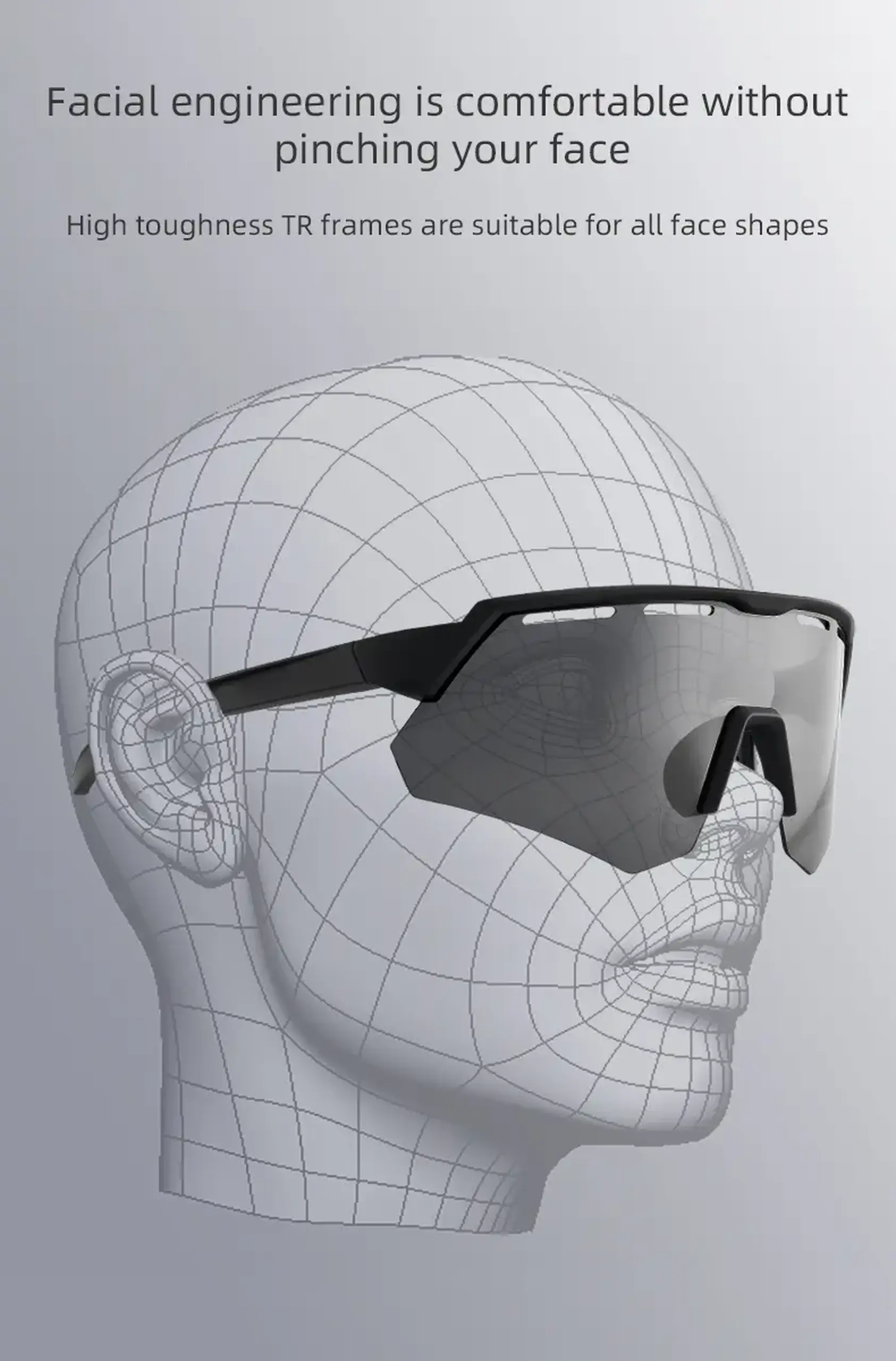 Ochelari de soare pentru ciclism polarizati ROCKBROS - 14210006005