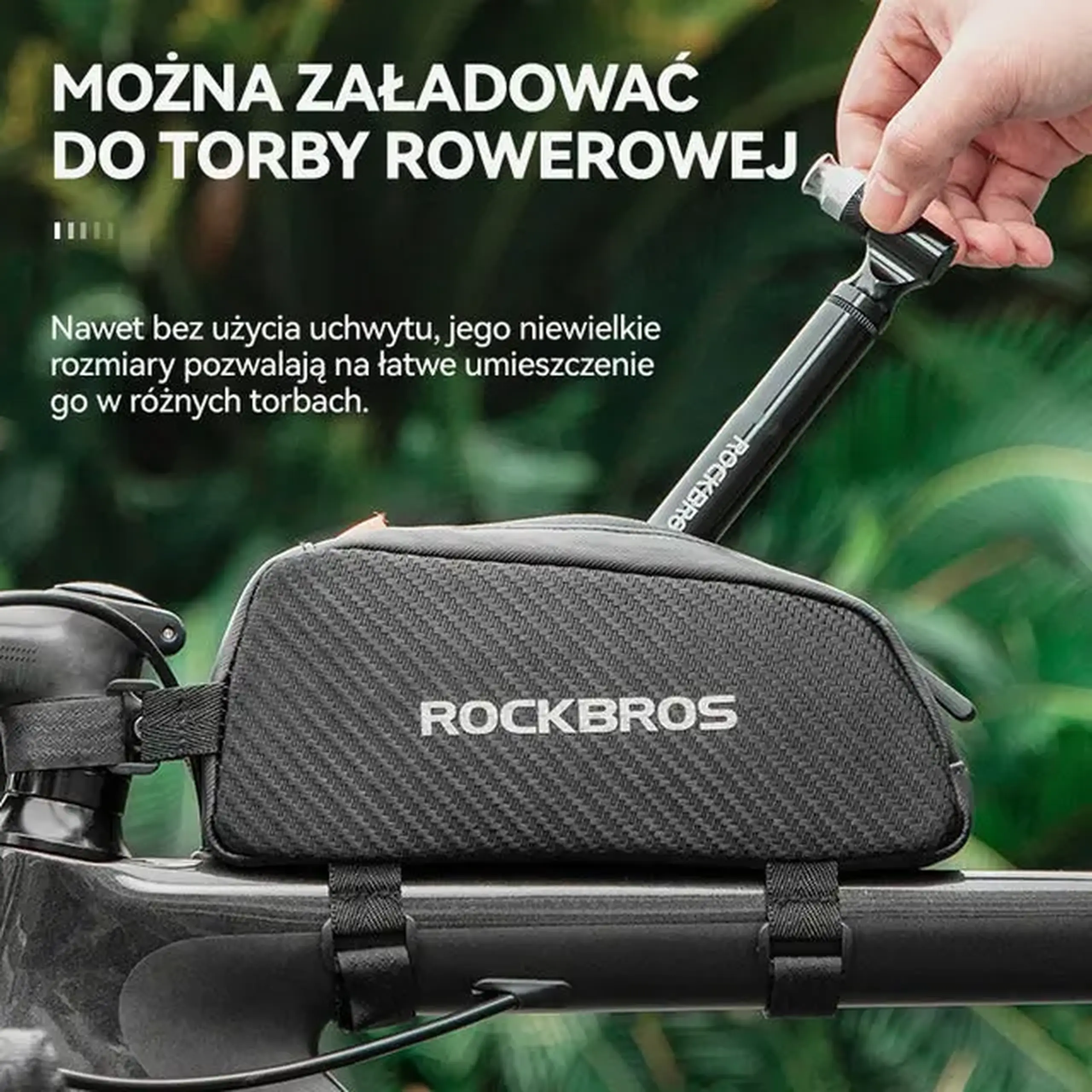 Pompa pentru bicicleta mini clasica ROCKBROS,130 PSI - JG-PB-11