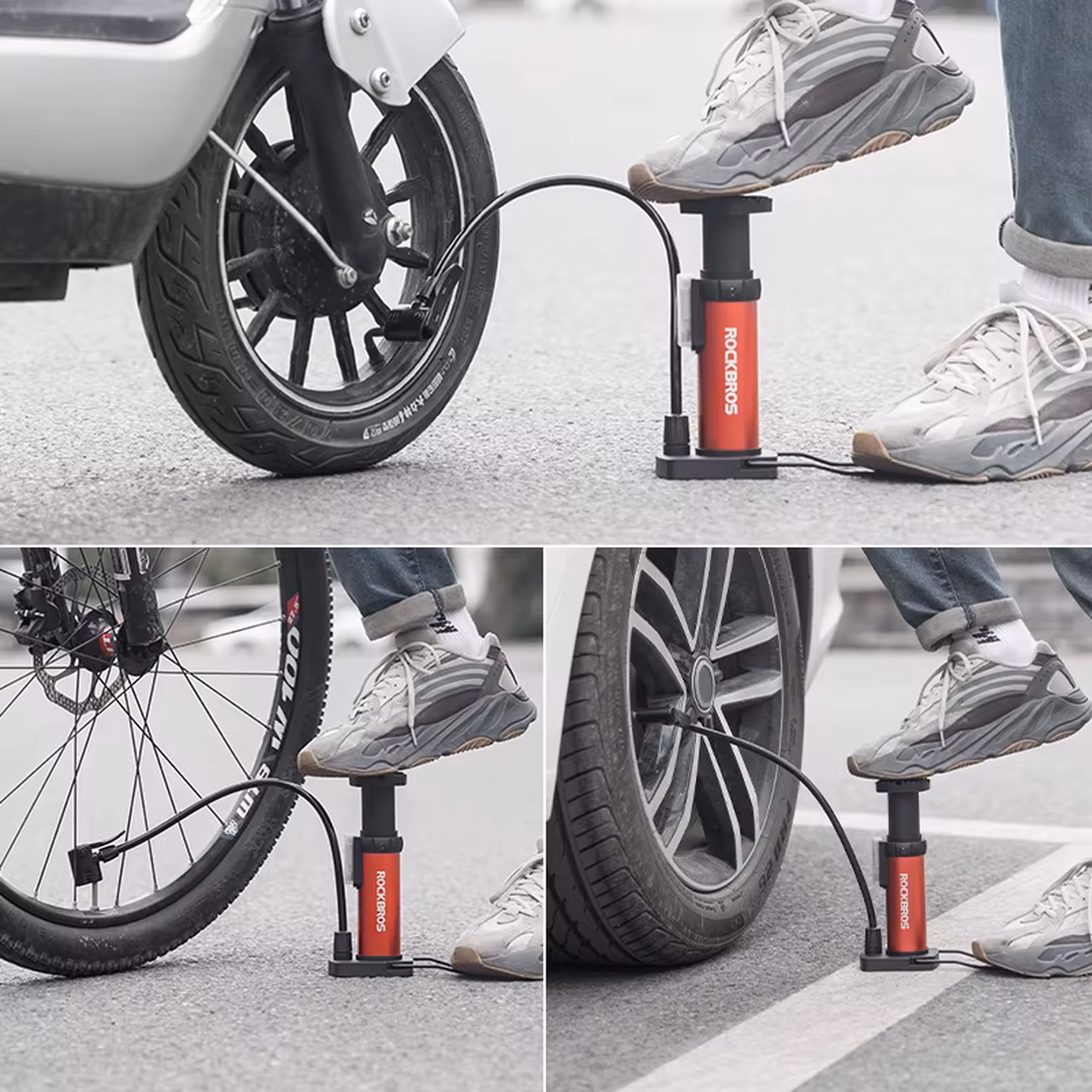Pompa pentru bicicleta de picior ROCKBROS - 4522LS