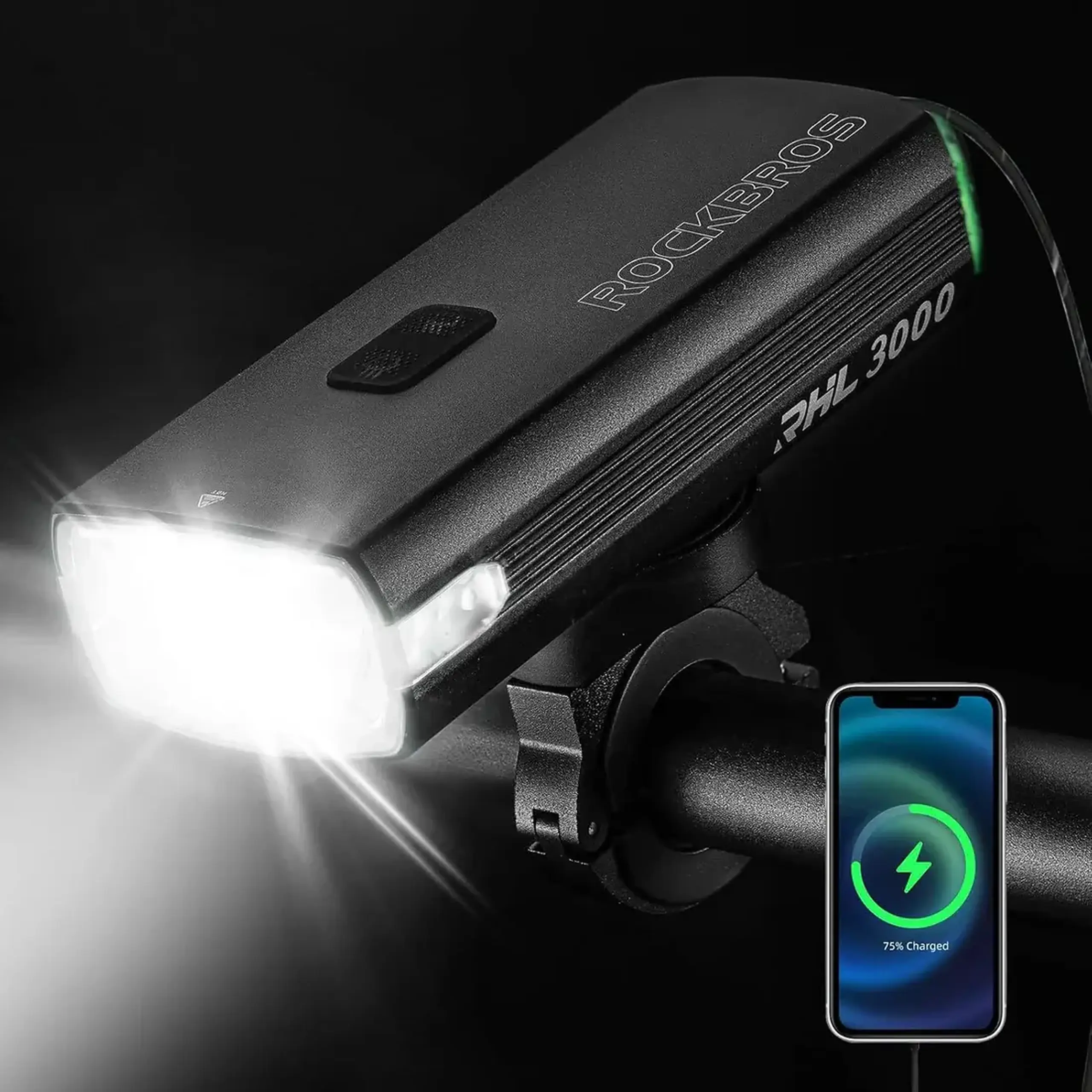 Lanterna frontala pentru bicicleta ROCKBROS 3000LM - 24710015001