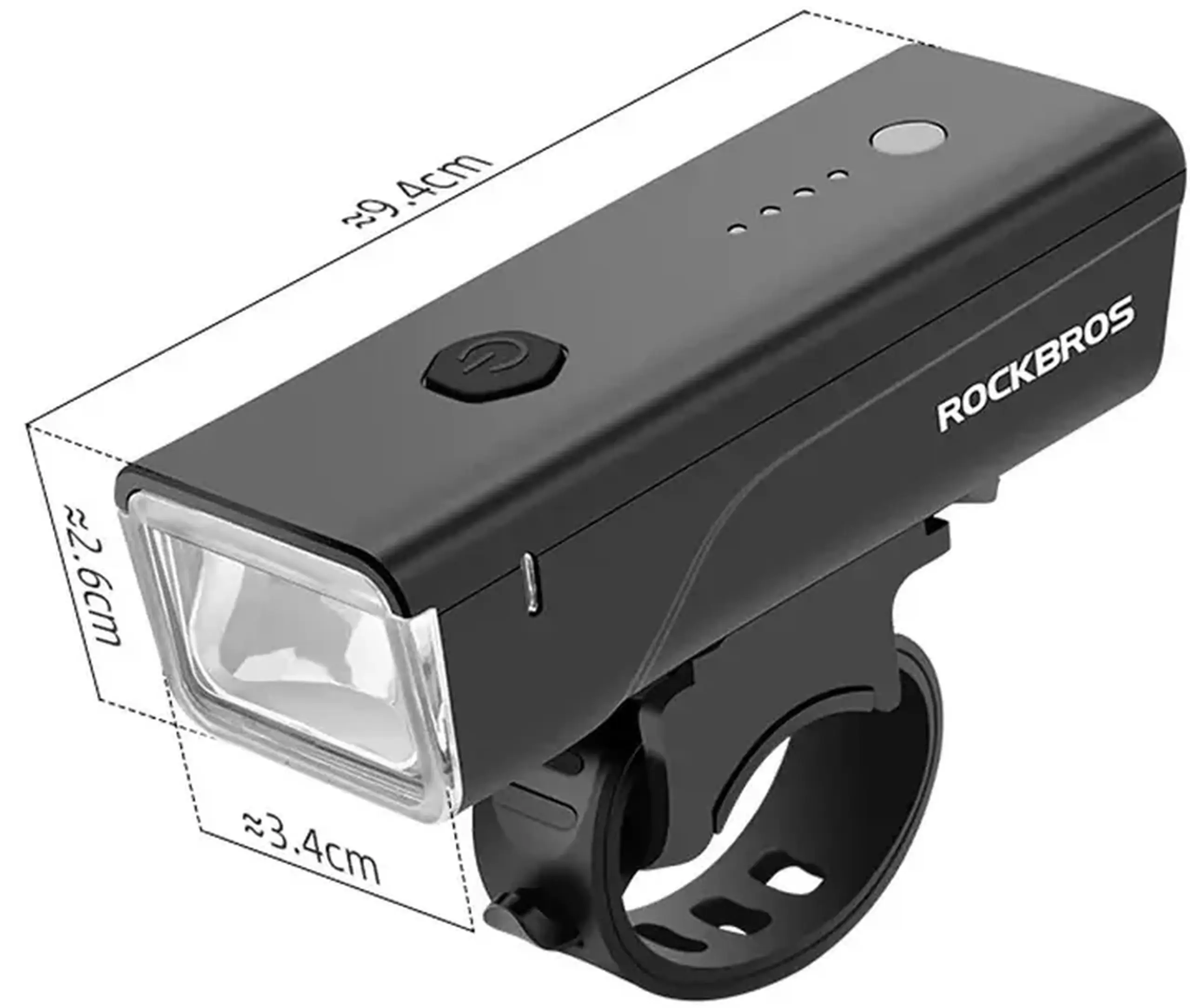 Lanterna frontala pentru bicicleta ROCKBROS 260LM - 24510003001