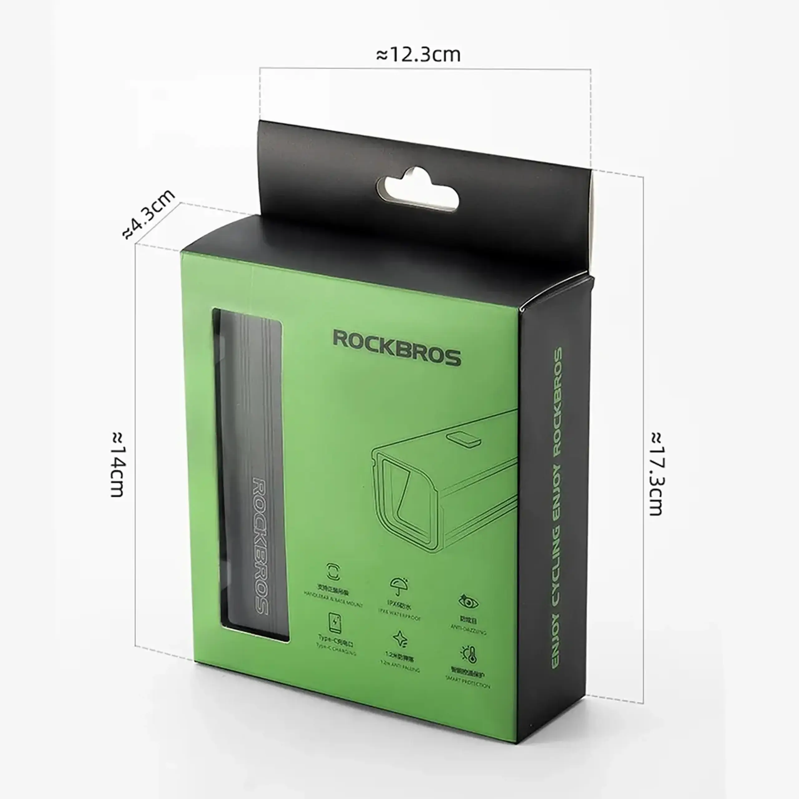Lanterna frontala pentru bicicleta ROCKBROS 1500LM - 24710011001