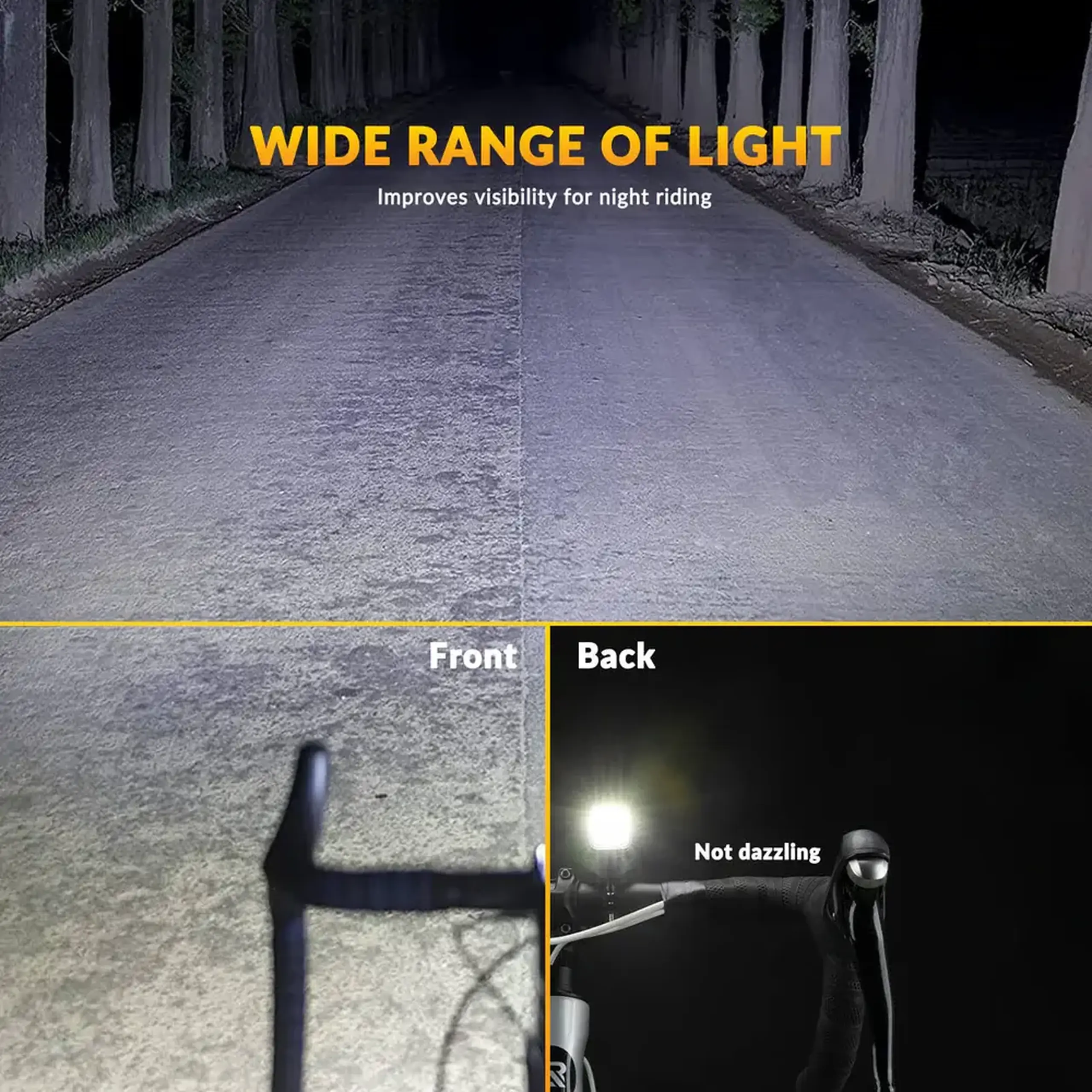 Lanterna frontala pentru bicicleta ROCKBROS 1500LM - 24310008001