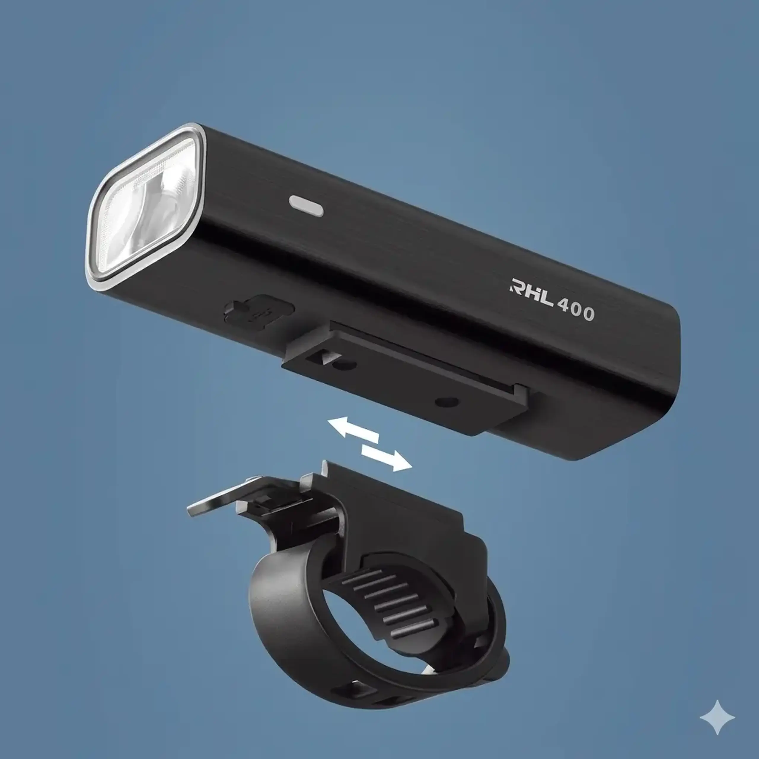 Lanterna frontala pentru bicicleta ROCKBROS 400LM - 24310006001