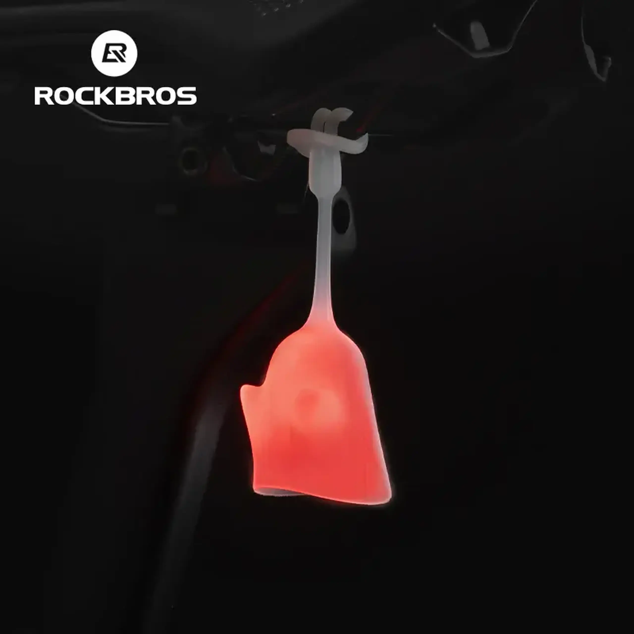 Lumina de avertizare ROCKBROS, tip breloc, Ghost Elastic - 24720010001