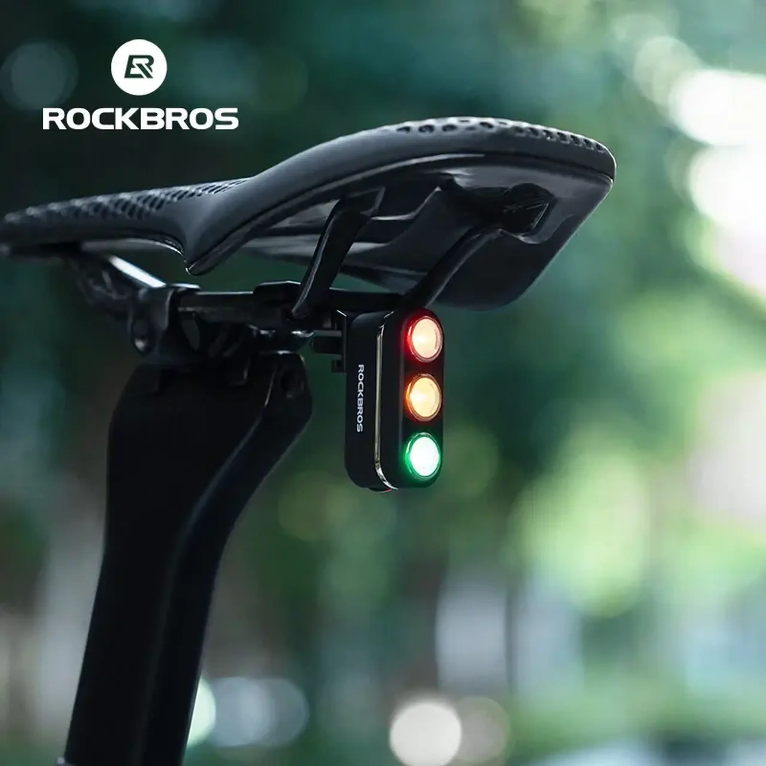 Lanterna spate pentru bicicleta ROCKBROS, in trei culori - 24720011001